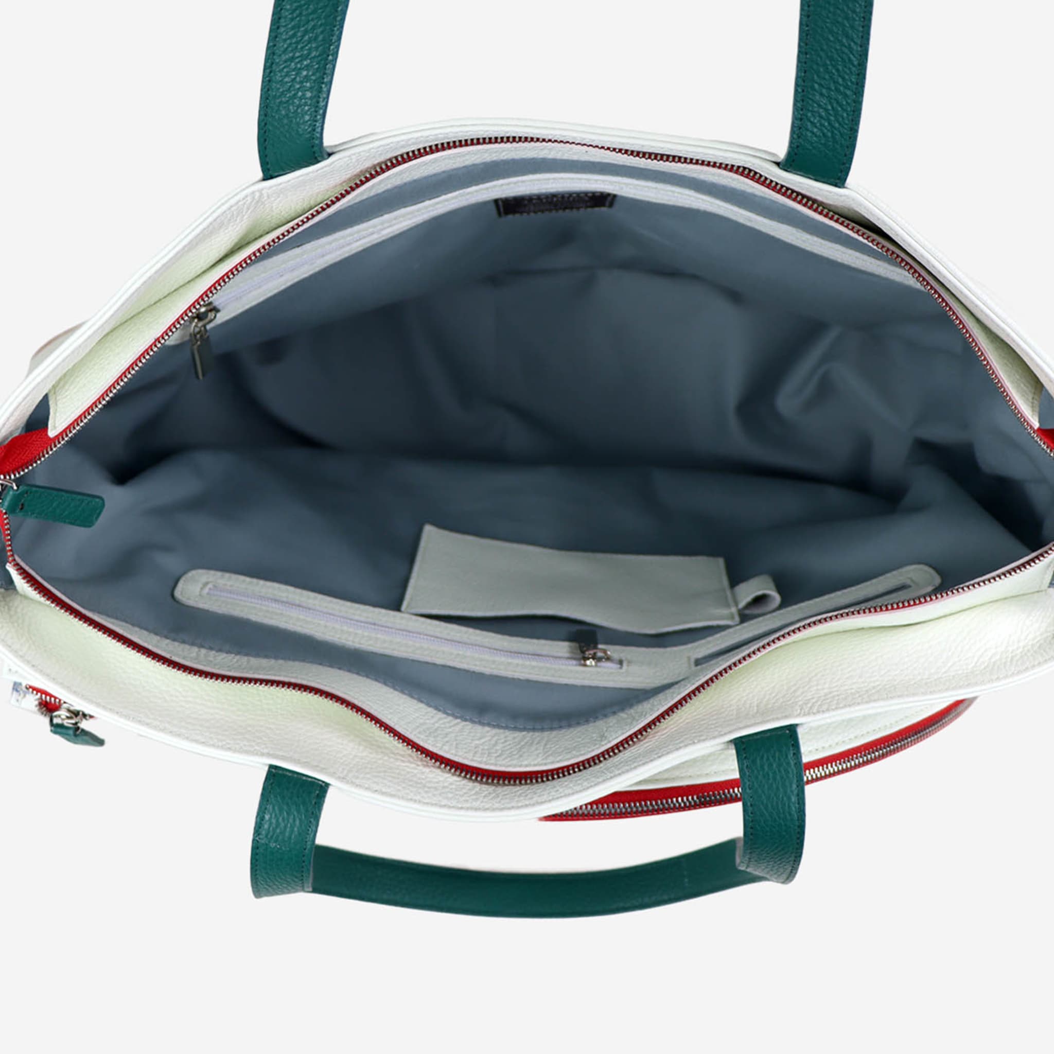 Sport White & Red Bag with Tennis-Racket-Shaped Pocket - Alternative view 2