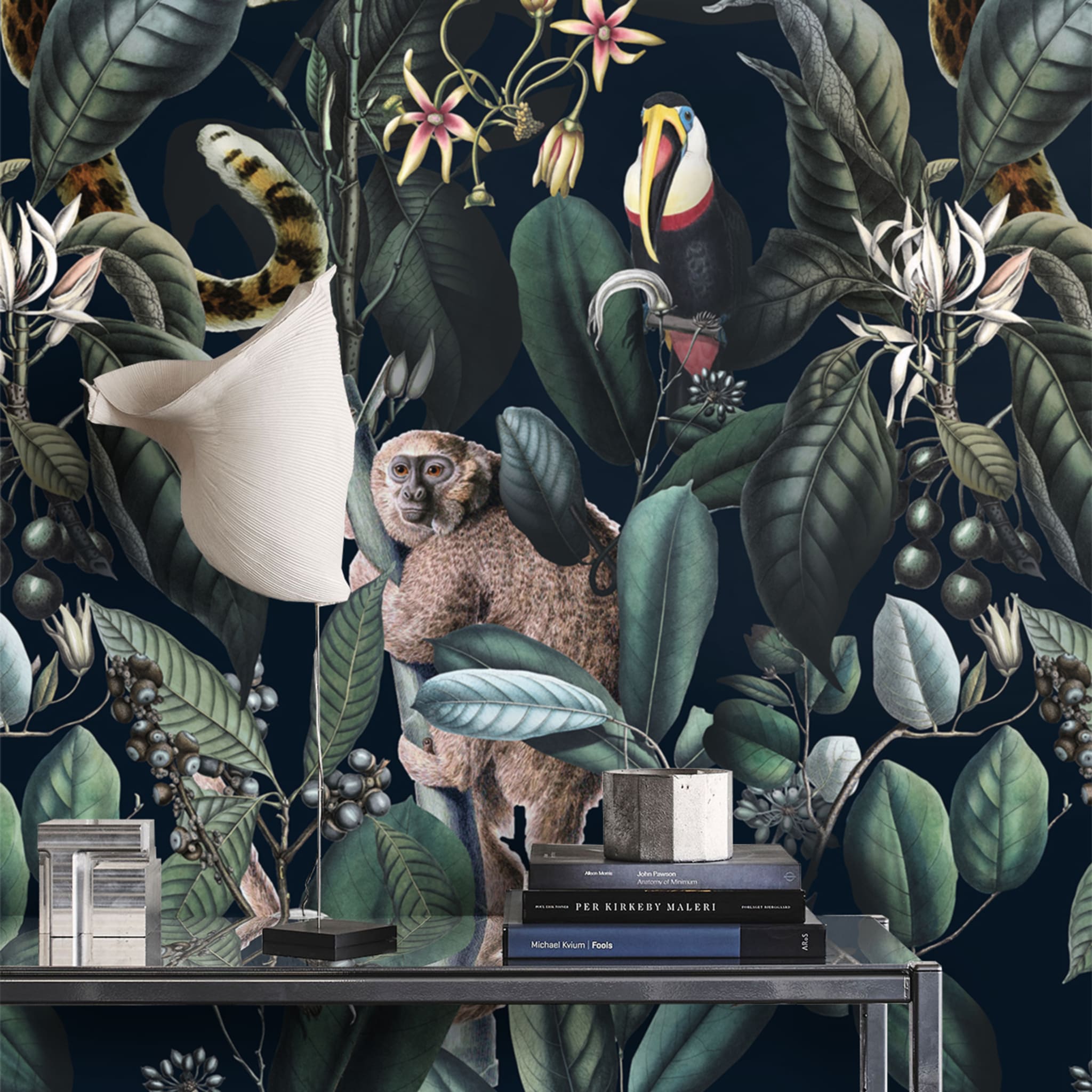 Dark Tropical Wild Jungle Wallpaper - Alternative view 3