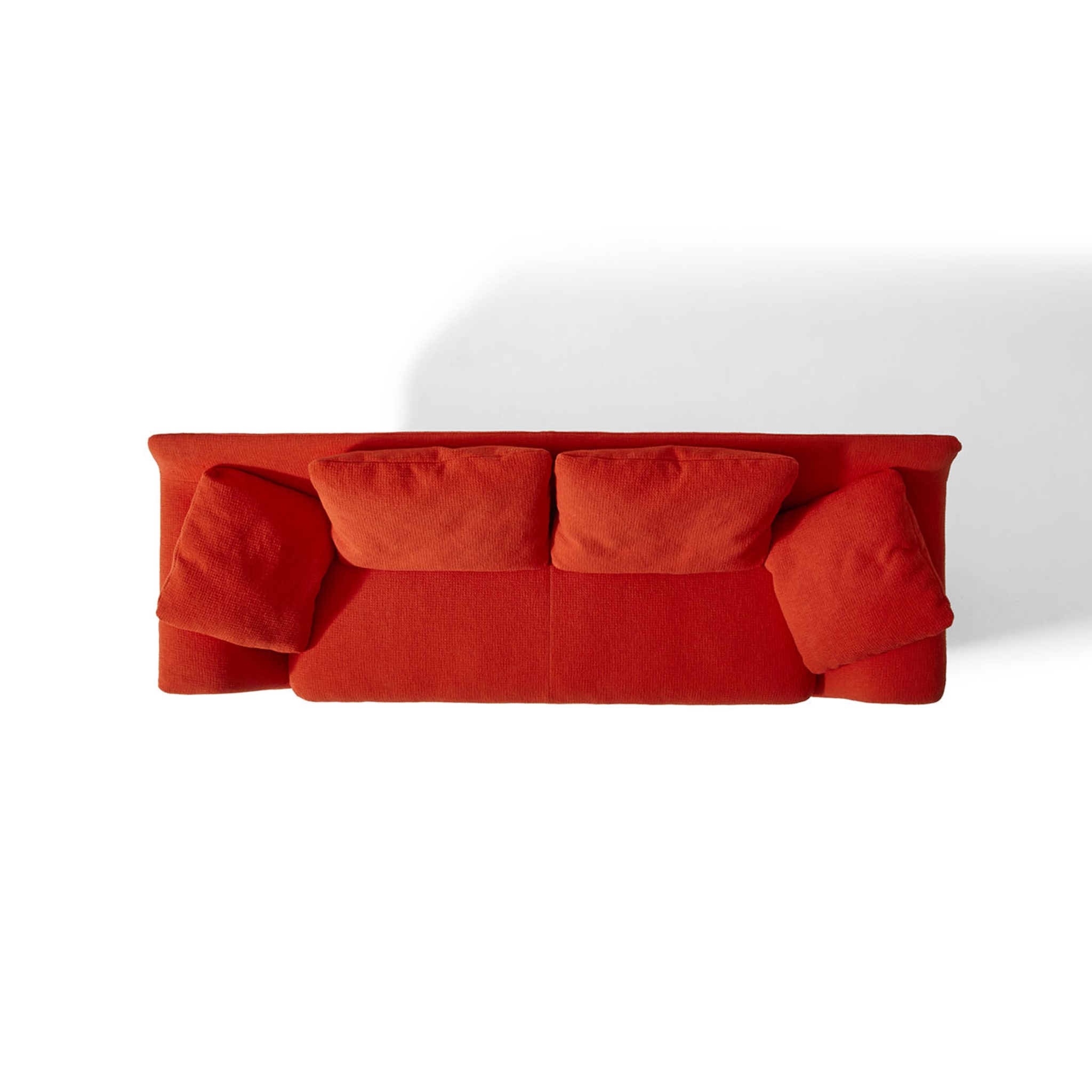 Esosoft 3-Seater Orange Sofa by Antonio Citterio - Alternative view 1