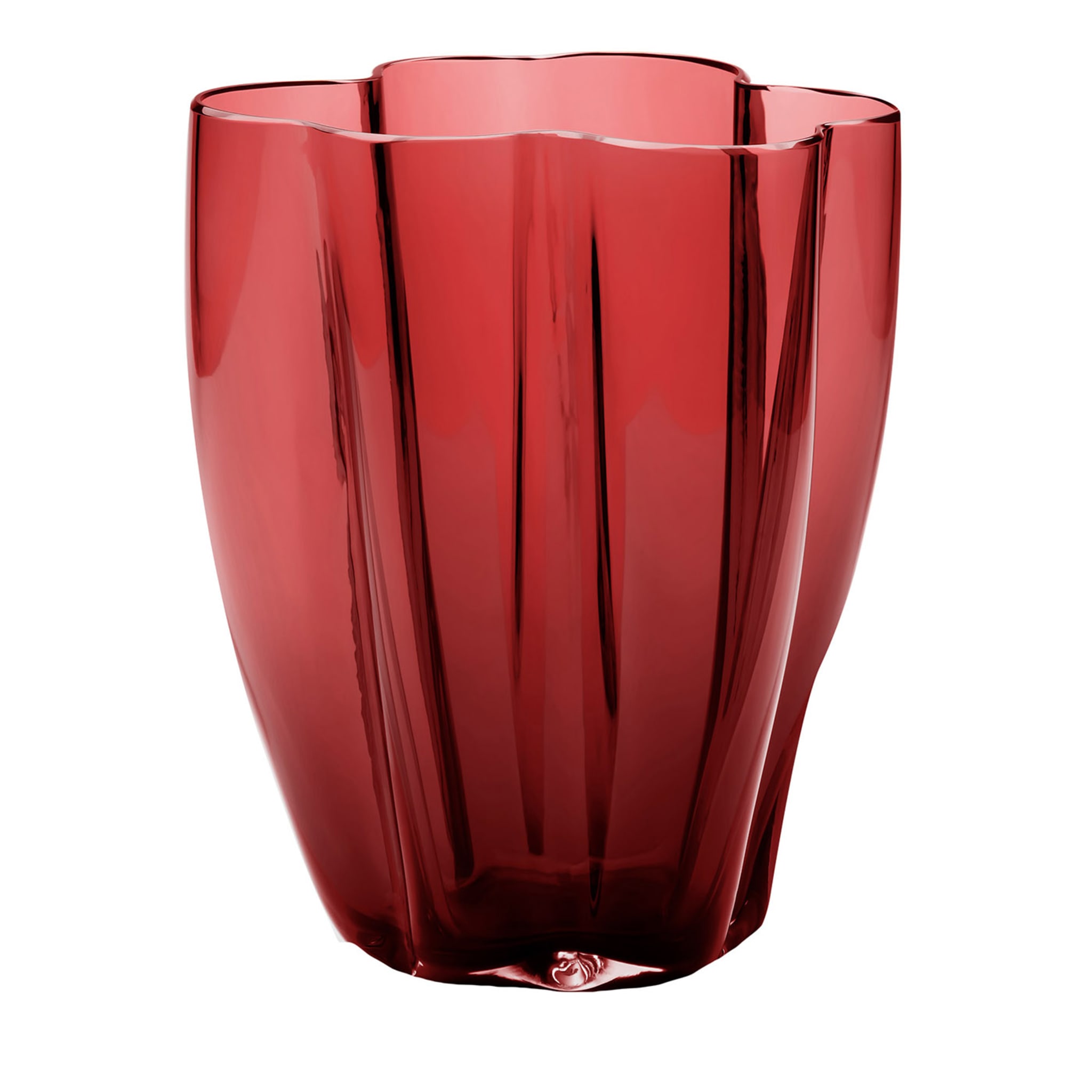 Petalo Oriental Red Small Vase - Main view