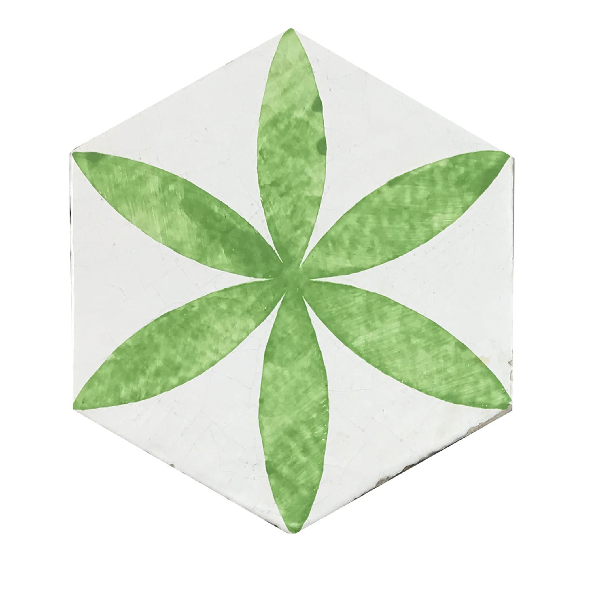 Daamè Juego de 28 baldosas hexagonales verdes nº 1 - Vista principal