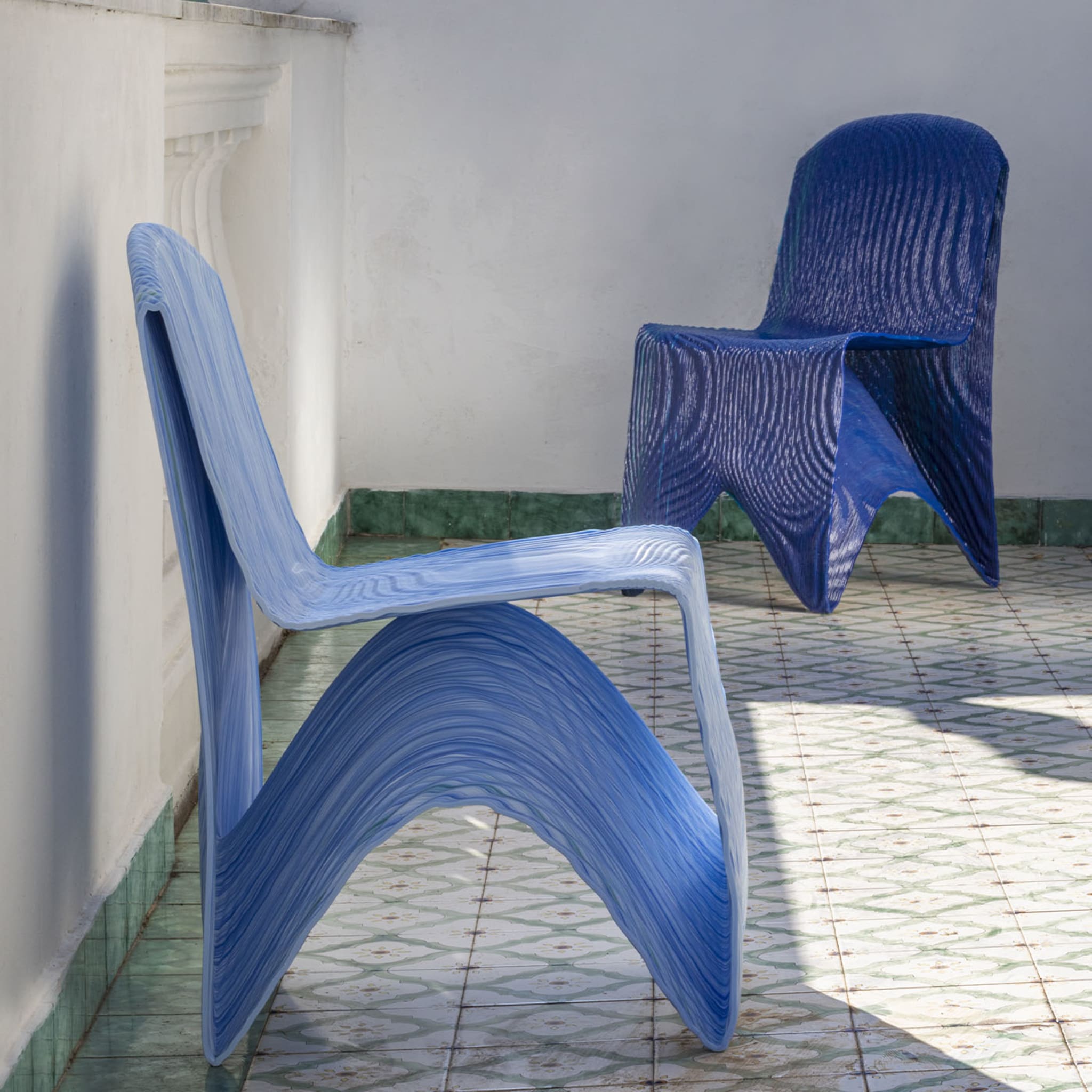 Santorini Light Blue Chair - Alternative view 4