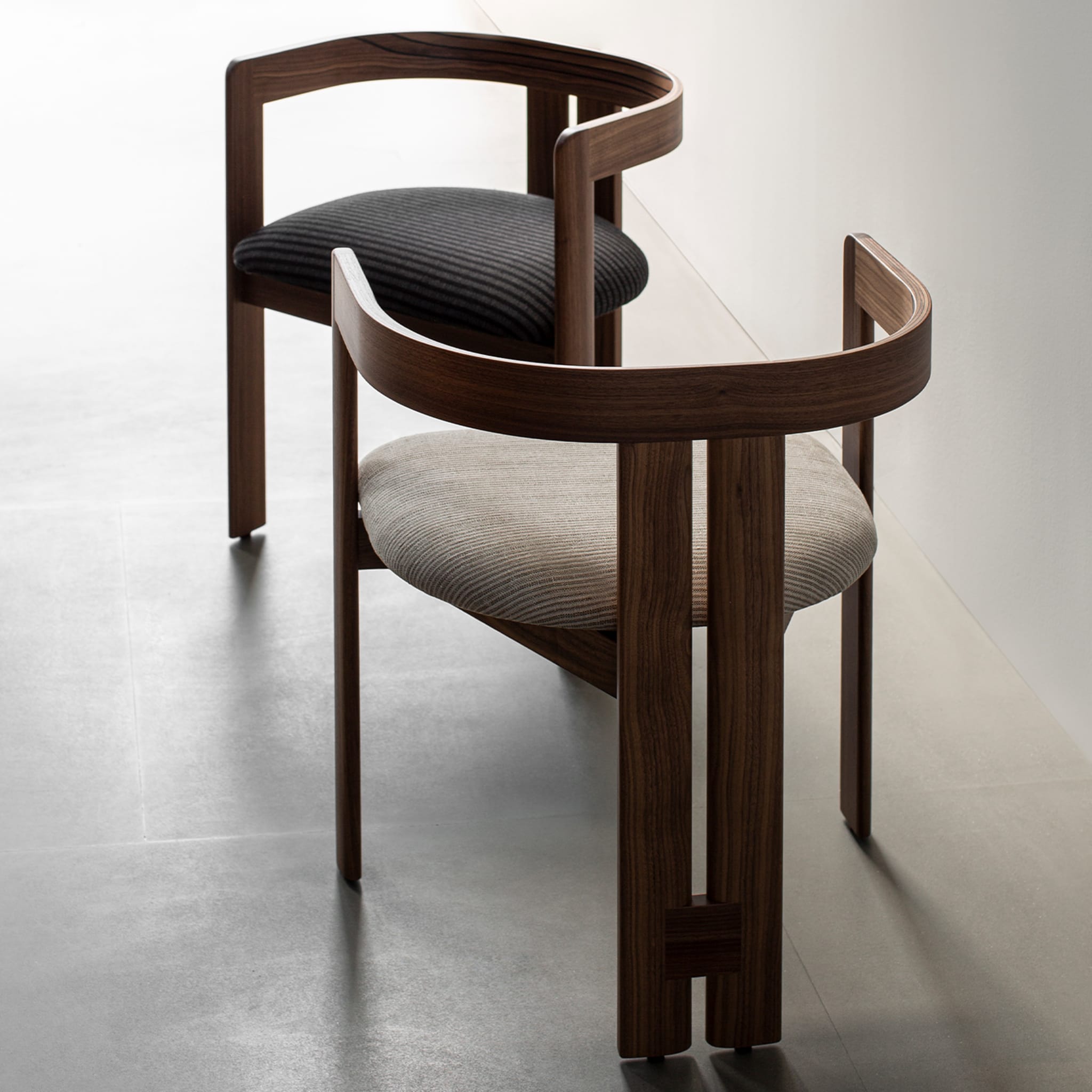 Pigreco Walnut Chair by Tobia Scarpa - Alternative view 2