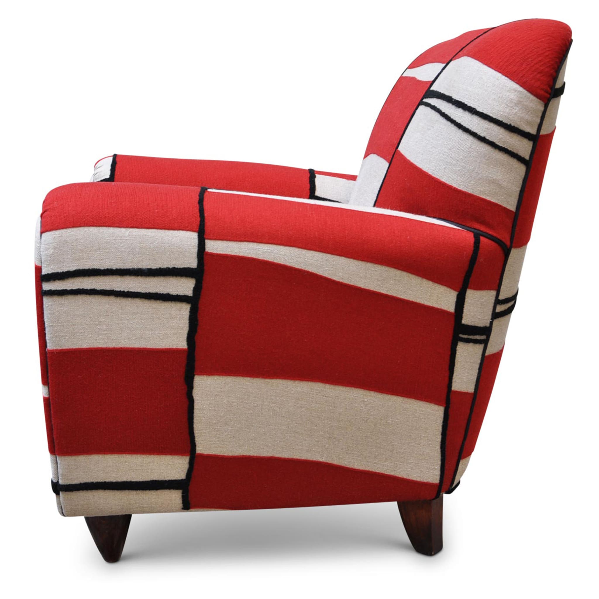 Red & White Passion Armchair - Alternative view 2