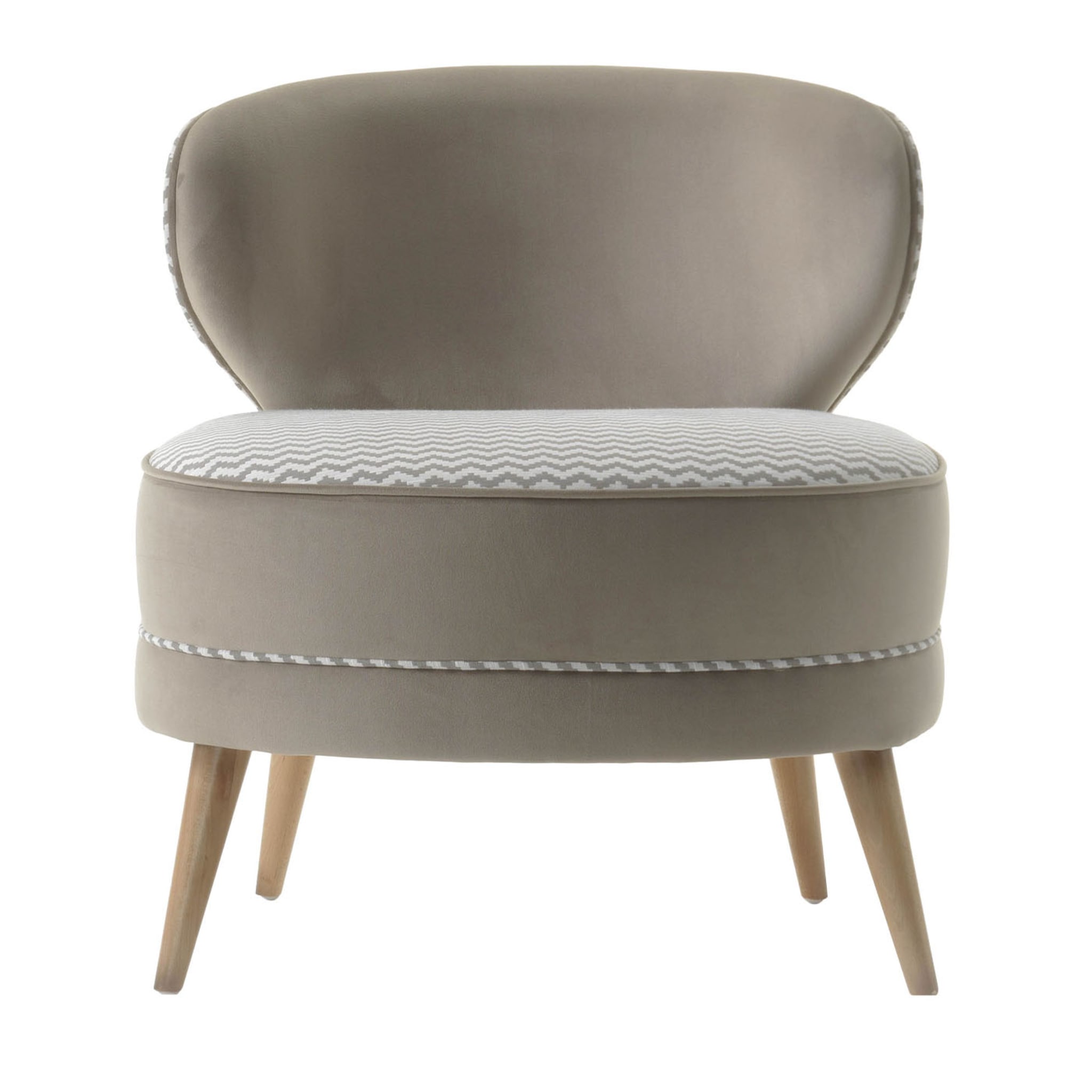 Perugia Taupe Lounge Chair - Main view