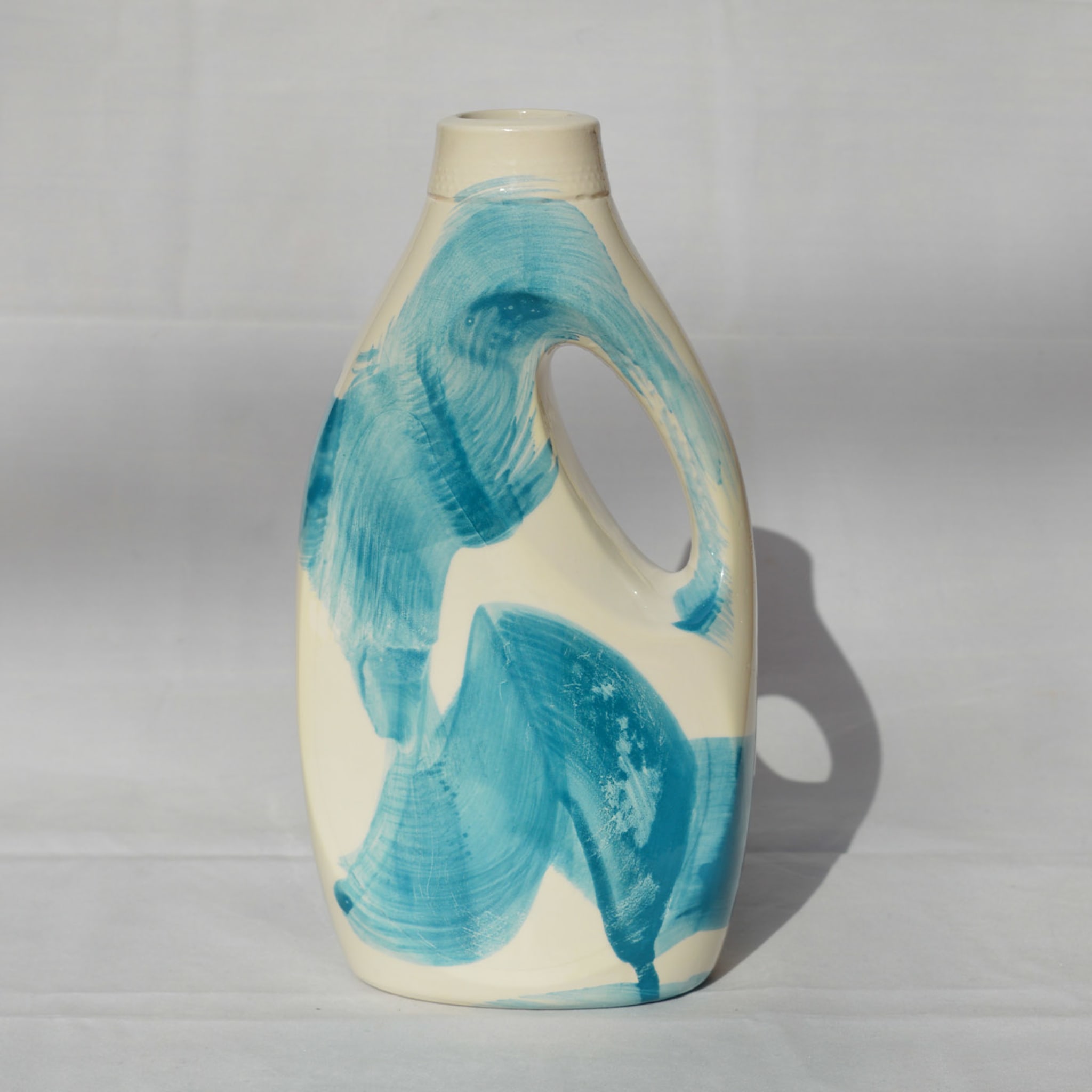 More Clay Less Plastic White and Blue Bottle - Alternative view 2