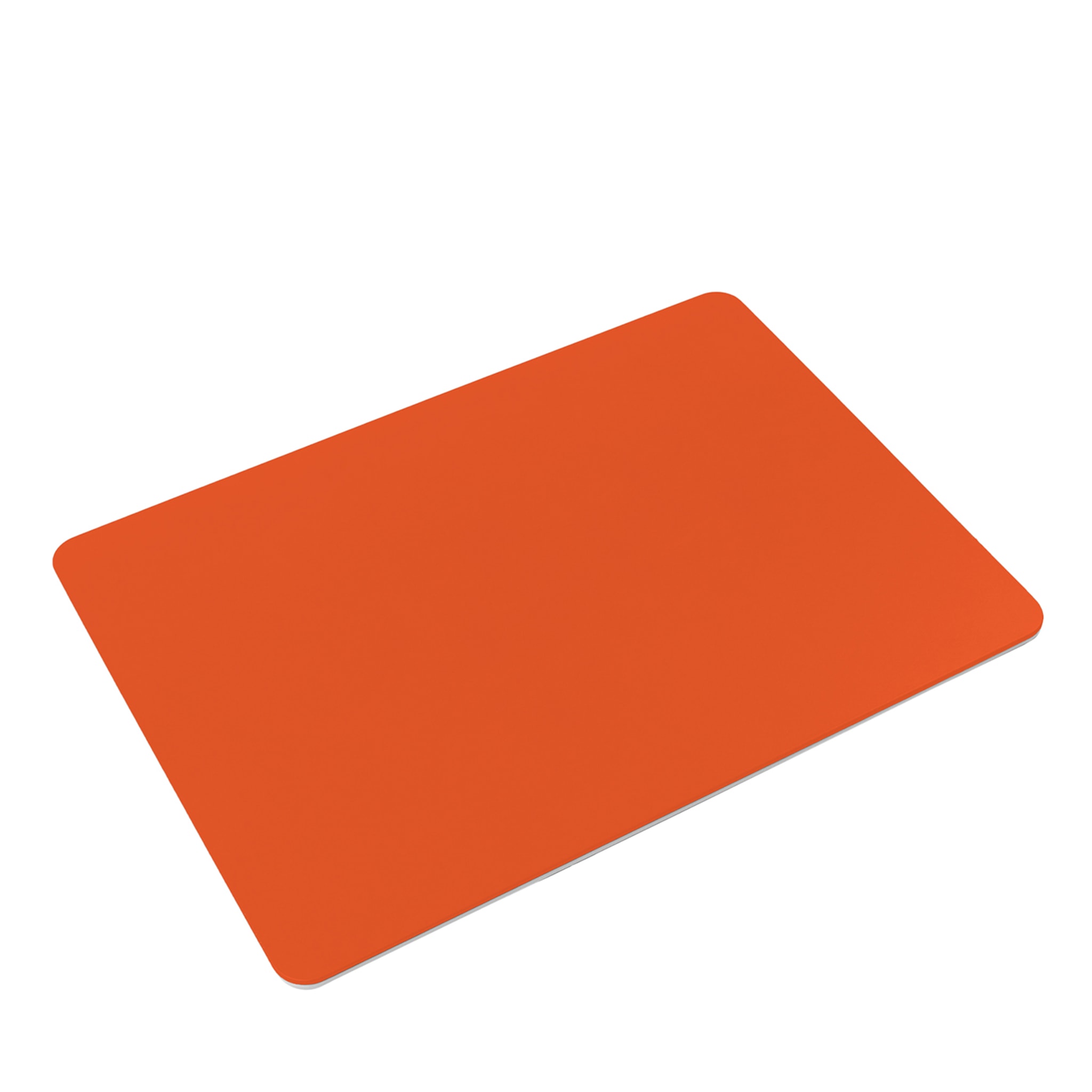 Set de table rectangulaire Mondrian orange et blanc - Vue principale