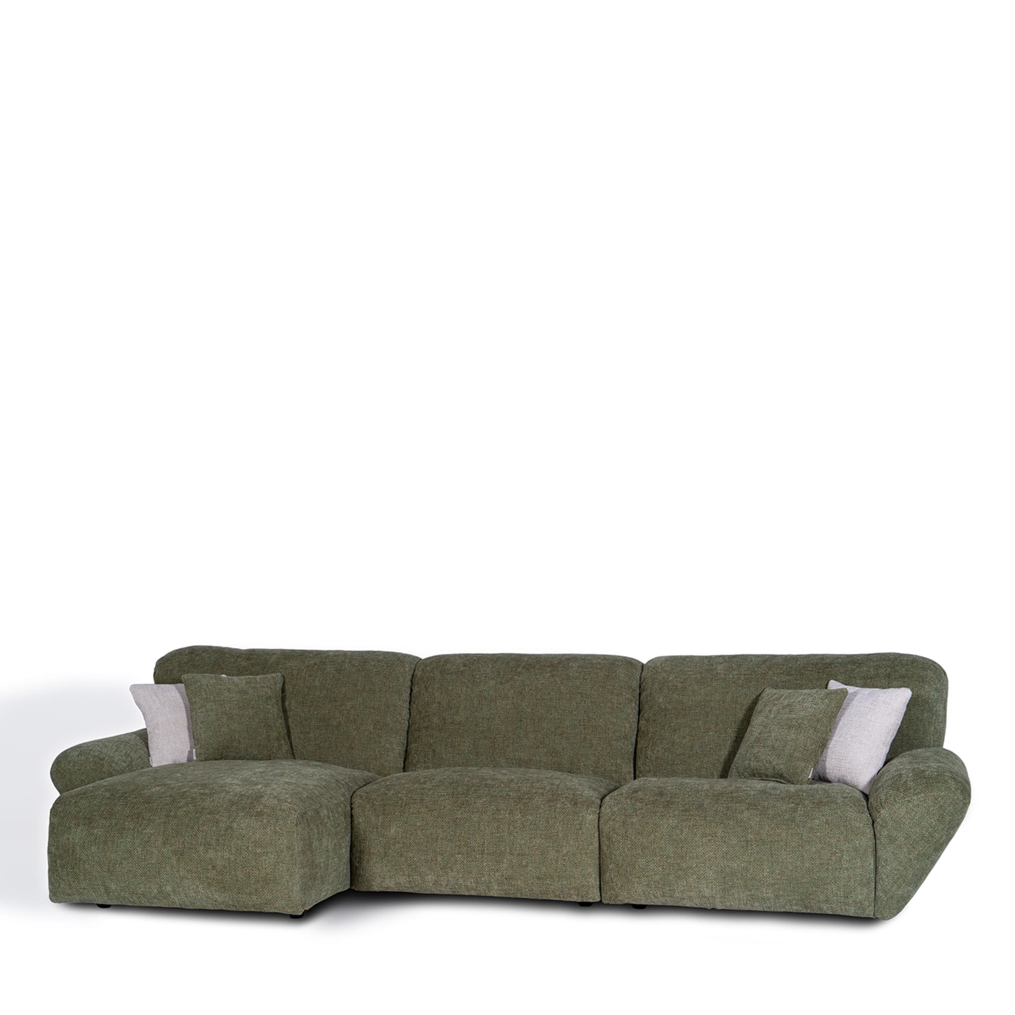 Beluga Grünes 3-sitzer-sofa von Marco &amp; Giulio Mantellassi - Alternative Ansicht 5