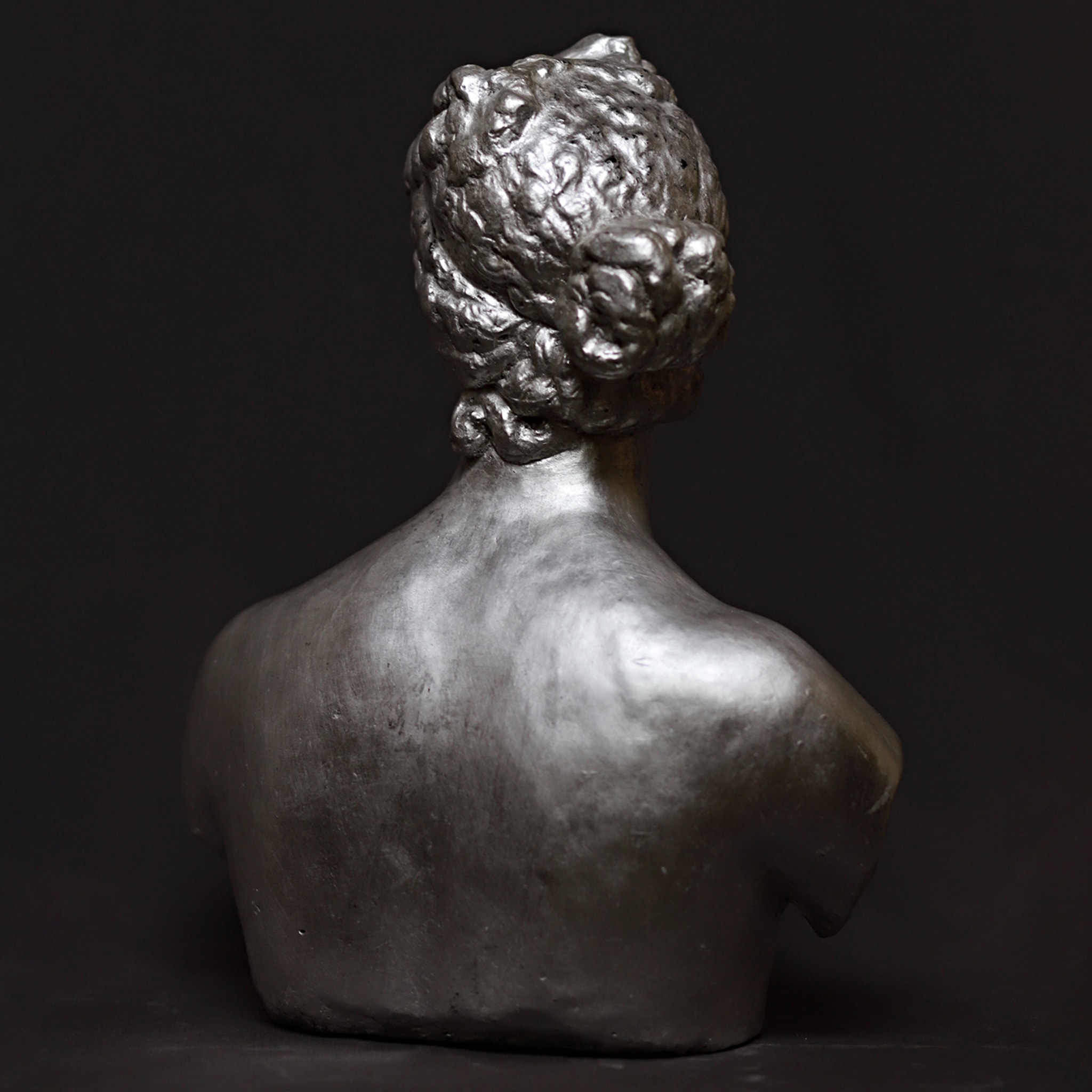 Venere de' Medici Sculpture en plâtre argenté - Vue alternative 4