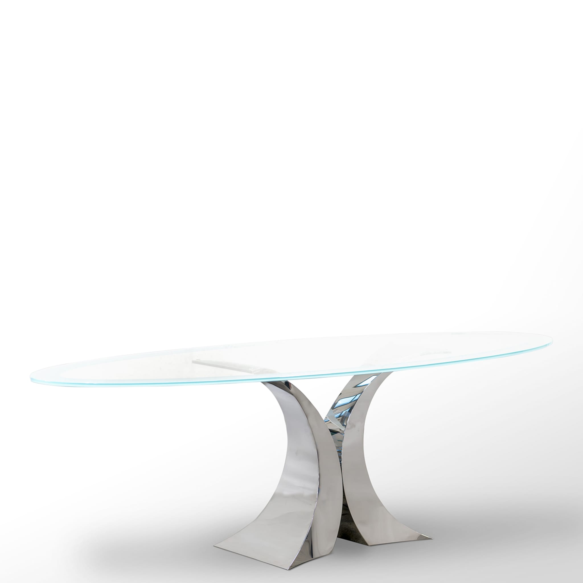 Xena Silver Dining Table - Alternative view 1
