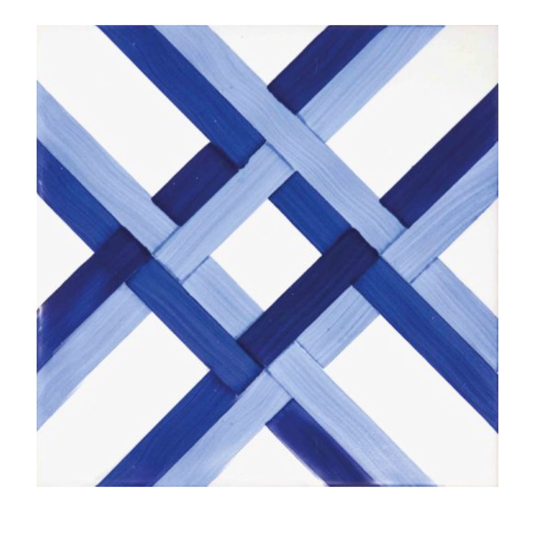 Set of 25 Bauhaus Blue Type 6 Tiles - Main view