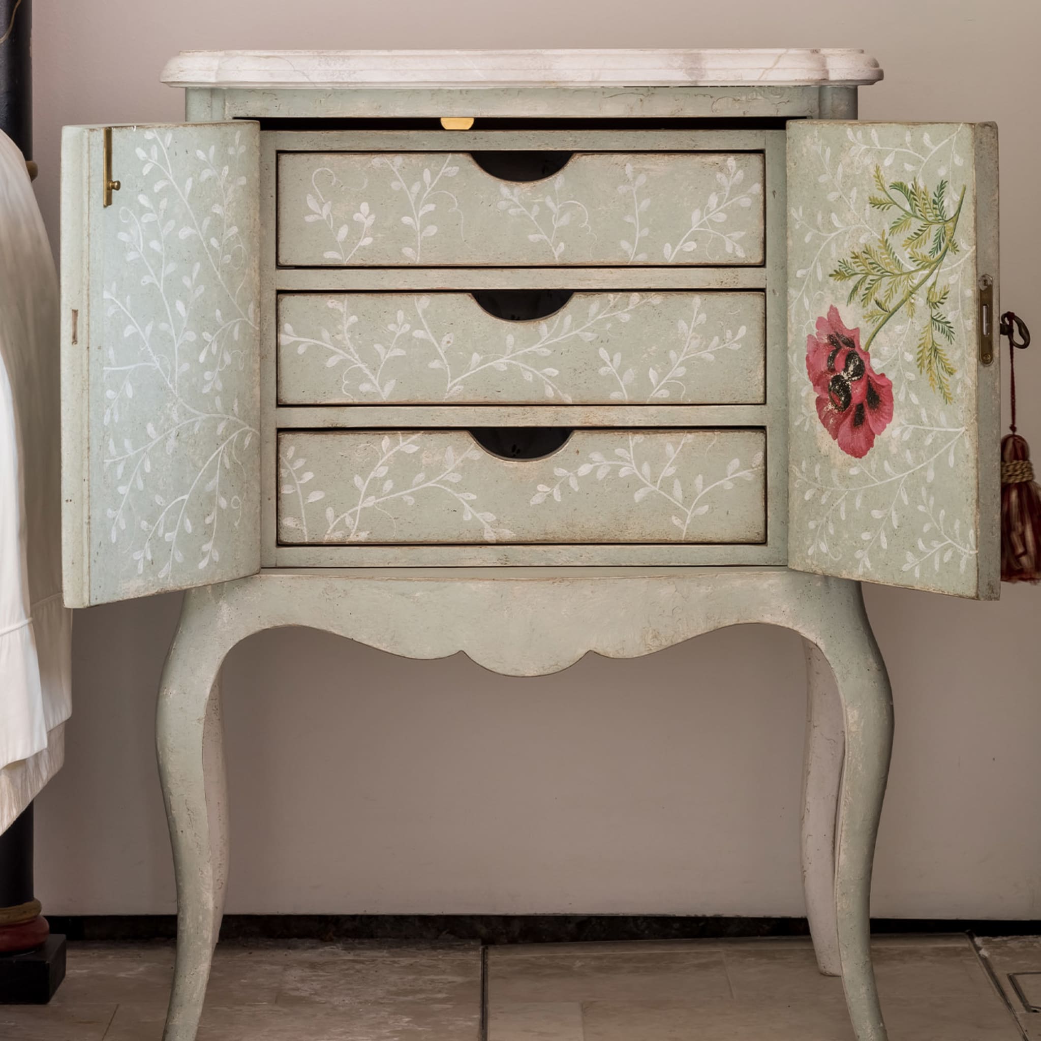 Tiepolo Nightstand with Internal Drawers - Alternative view 2