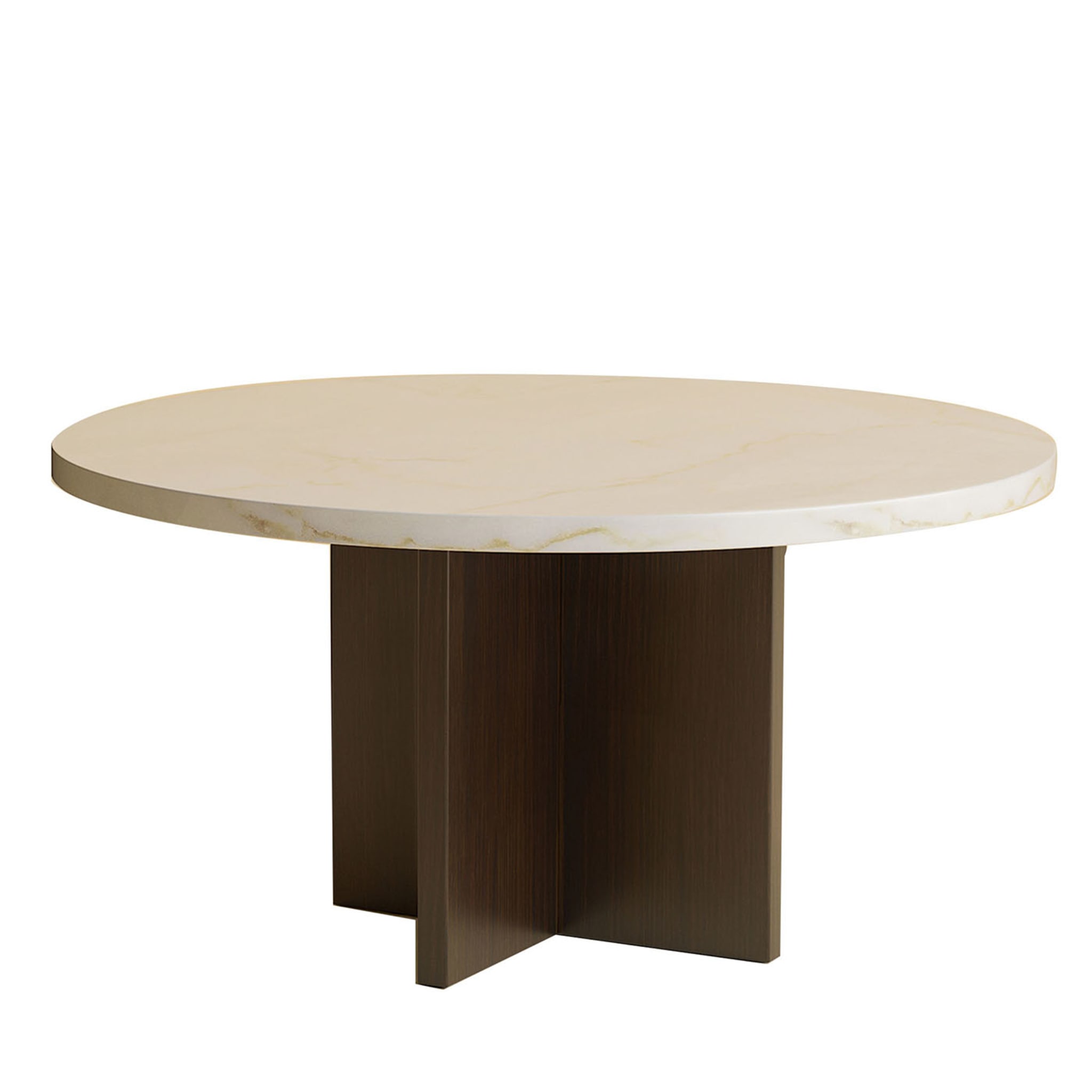 Tinian Calacatta Gold and Durmast Coffee Table - Main view