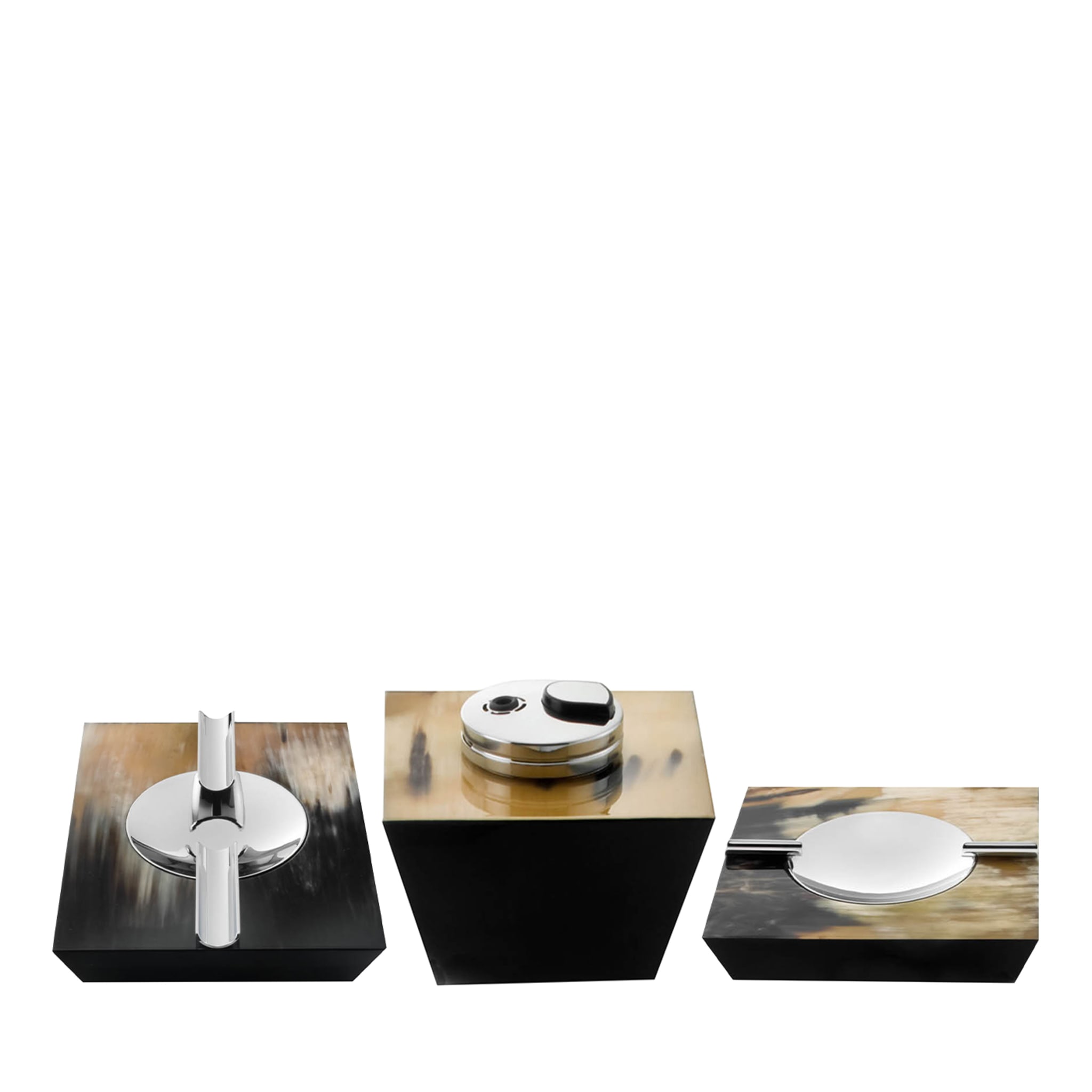 Bacco Smoking Set with Horn Inlays  - Main view