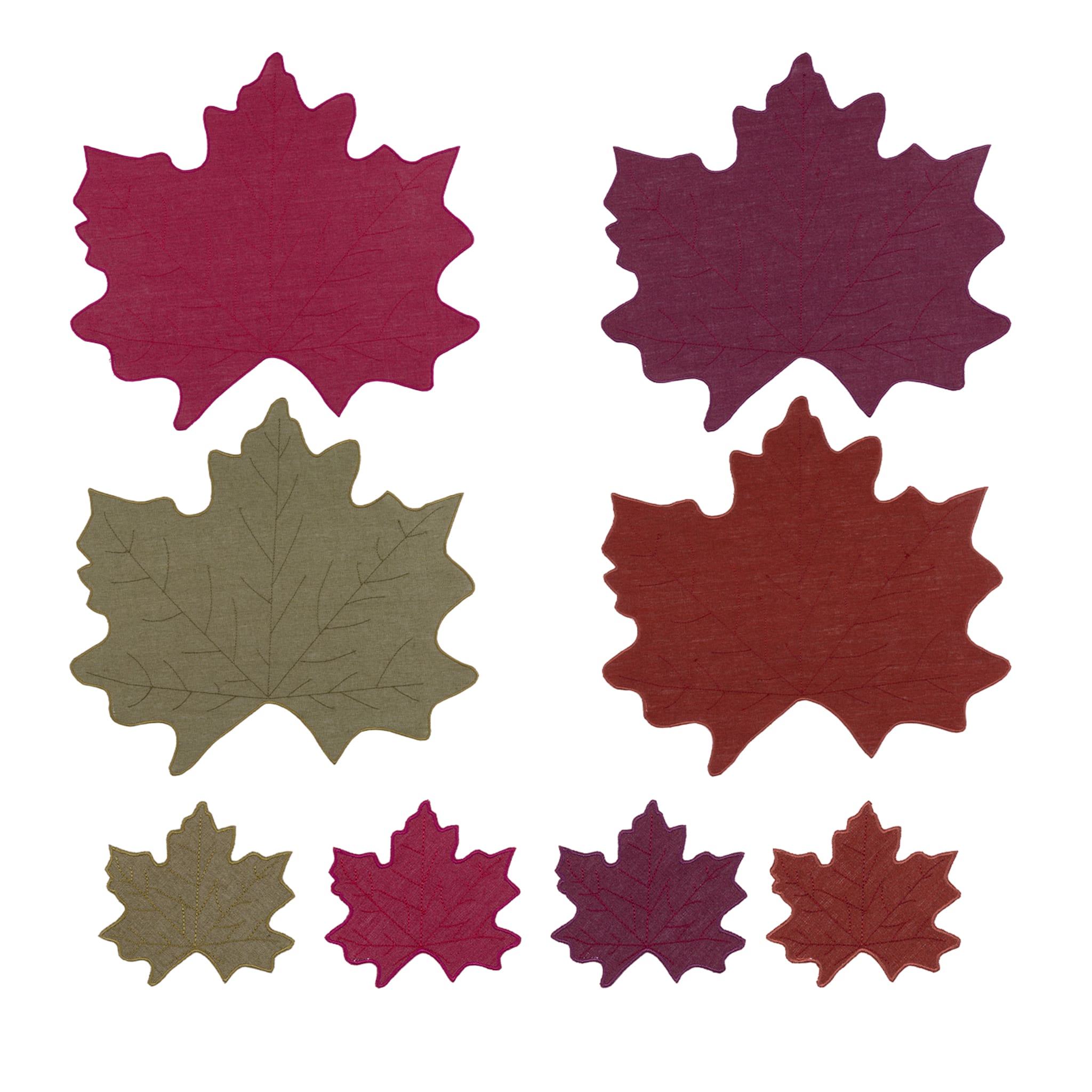 Leaf Set of 4 Placemats and 4 Coasters - Main view