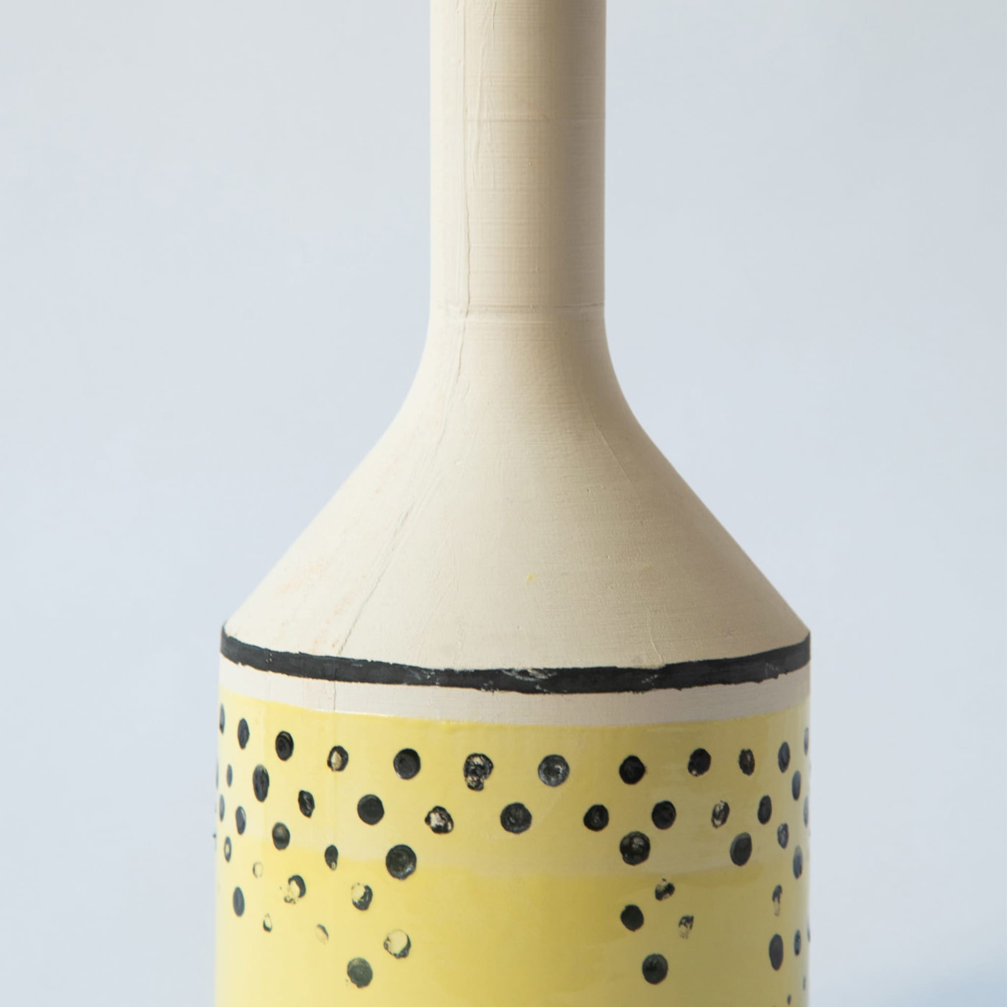 La Gialla Gelb-Schwarz Einstielige Vase - Alternative Ansicht 1