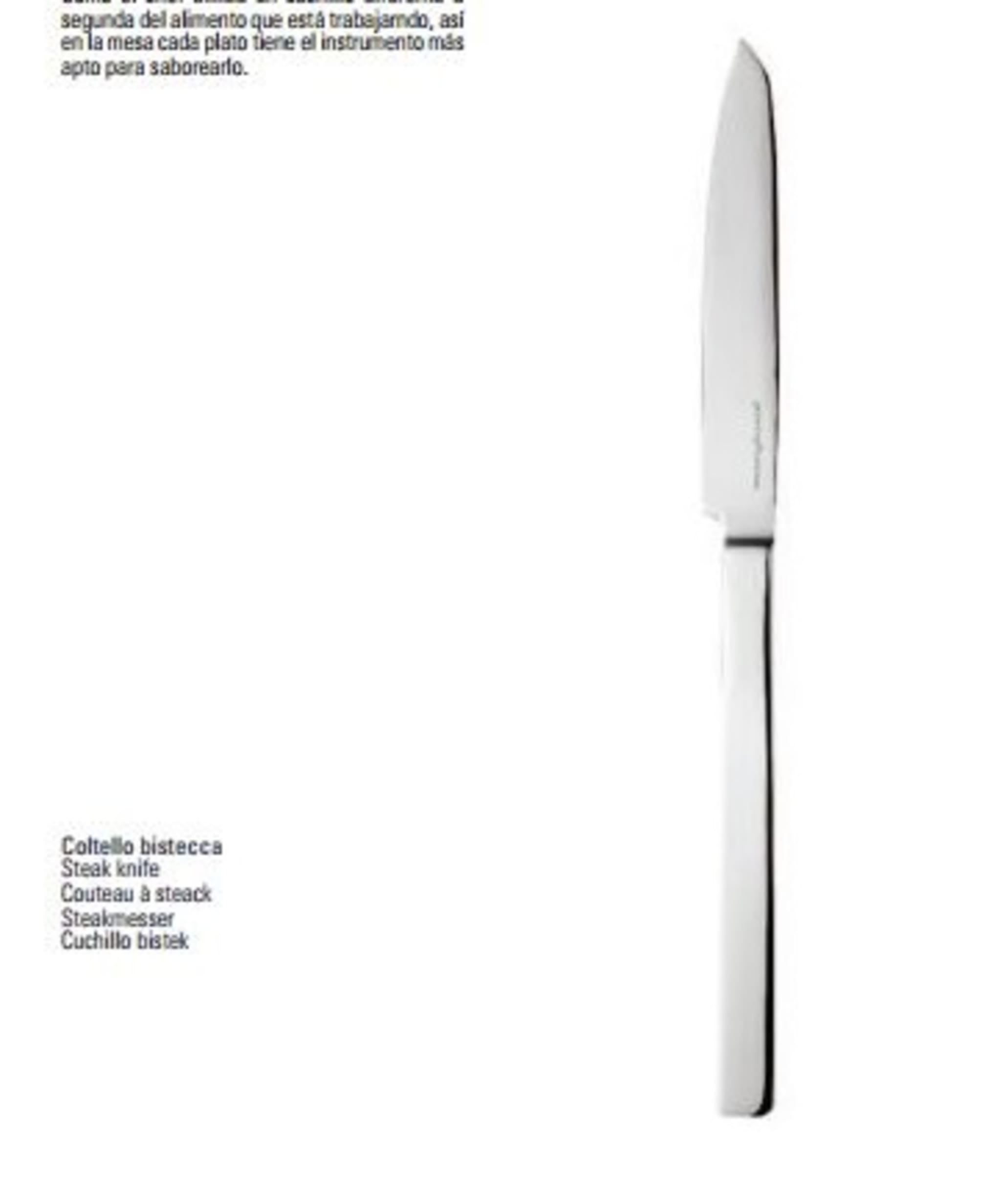 STILE Set of 6 Steak knives by Pininfarina - Alternative view 1