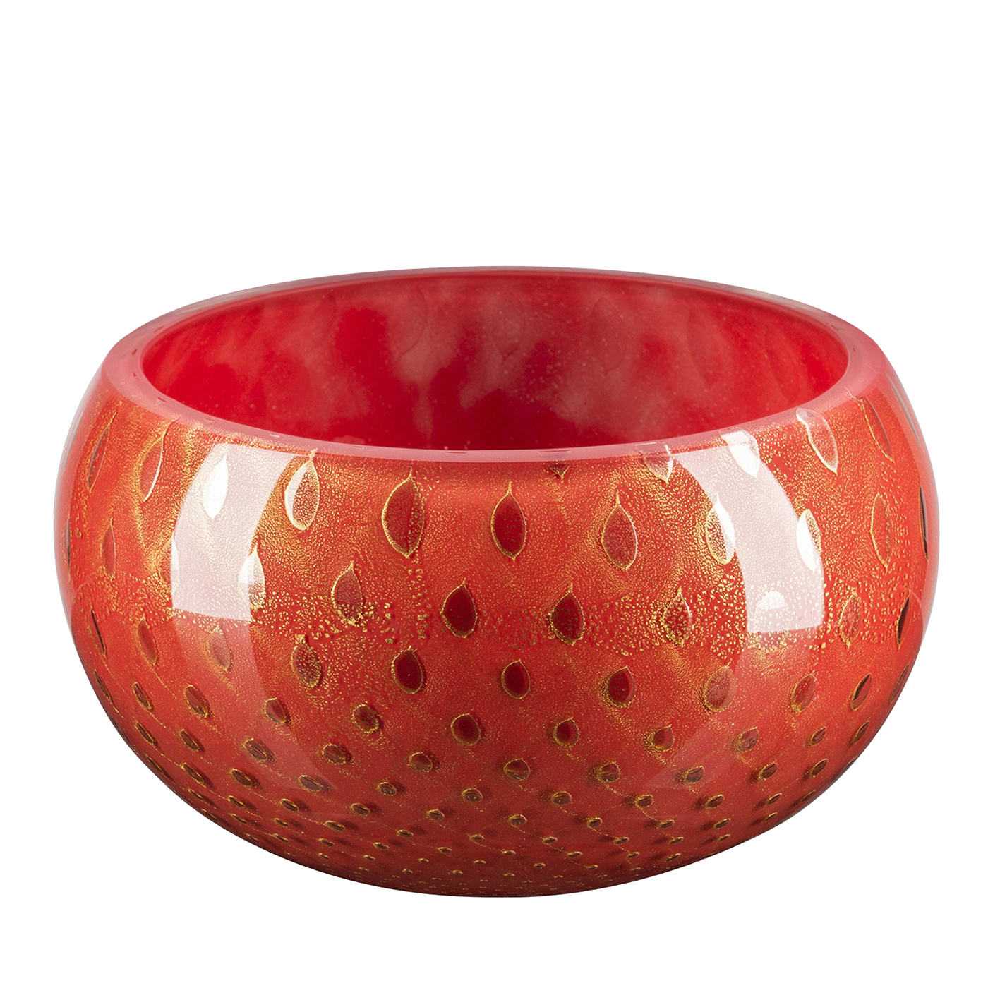 Mocenigo Gold & Red Decorative Bowl - VGnewtrend