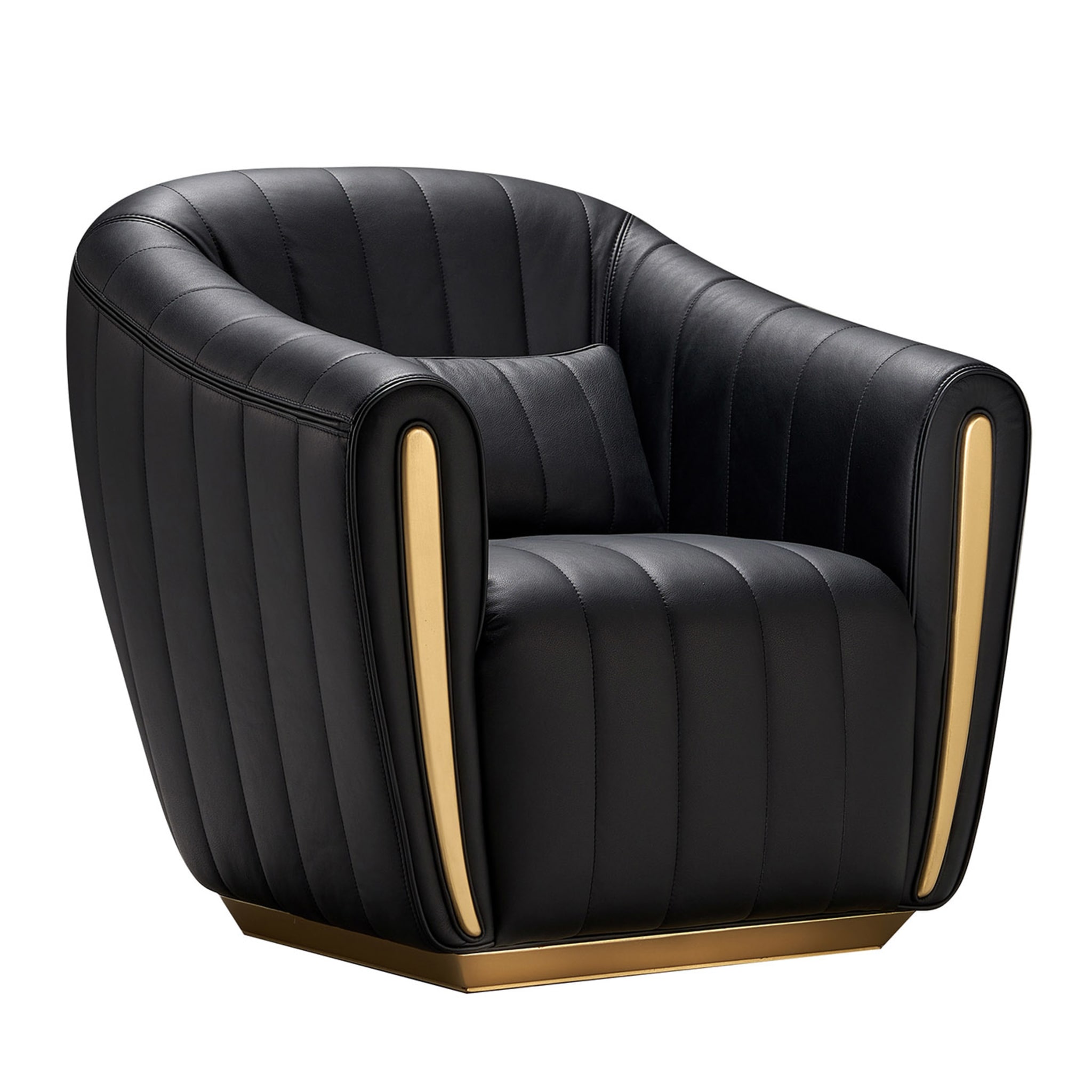 Piccadilly Black Armchair - Main view