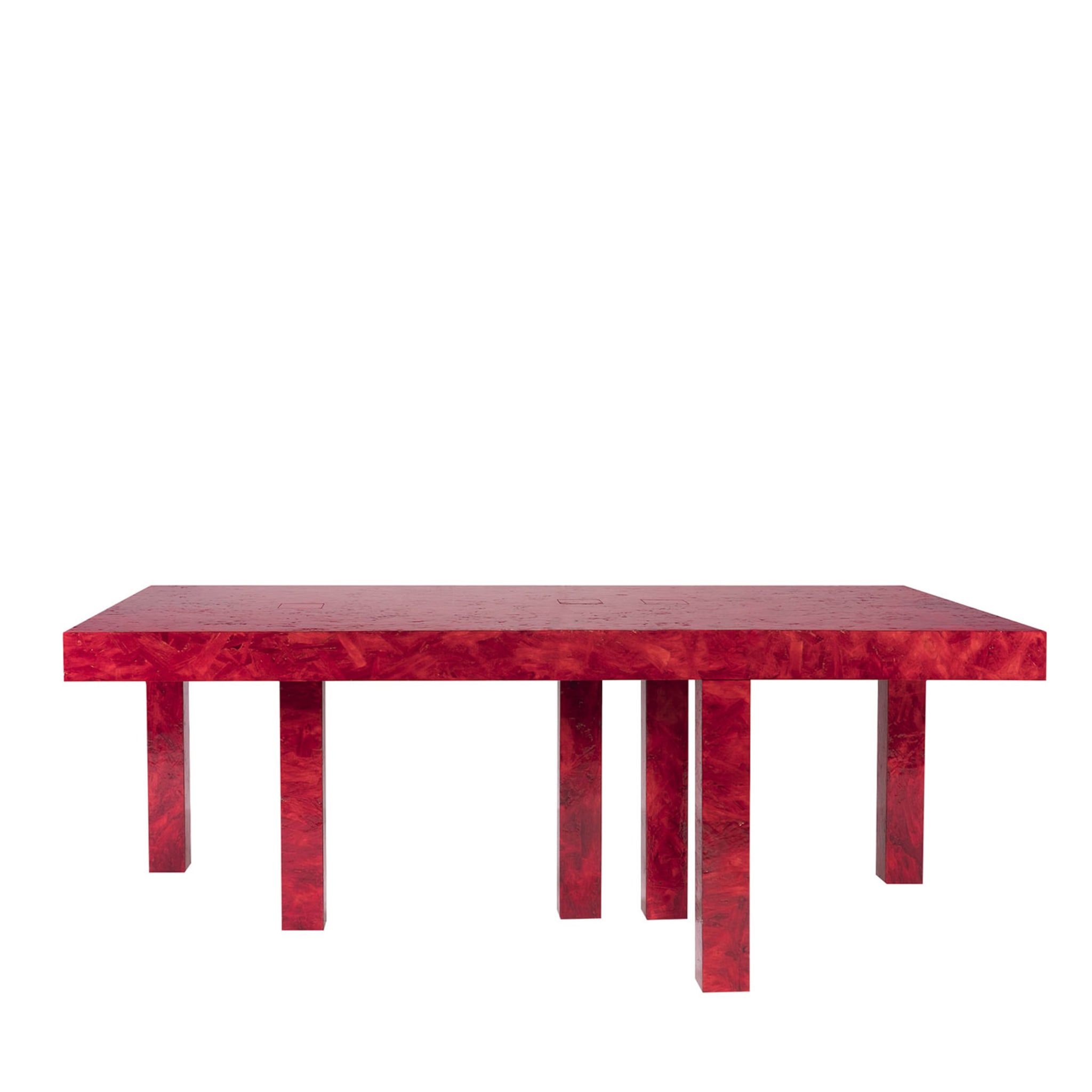 Six-Legged Touch Table Red by Fabrizio Contaldo  - Main view