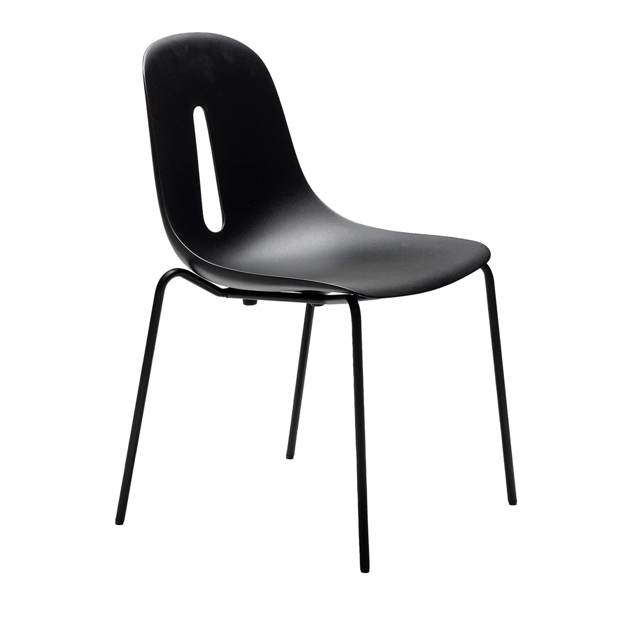 Set of 2 Gotham S Black Chair by Dario Delpin - Main view