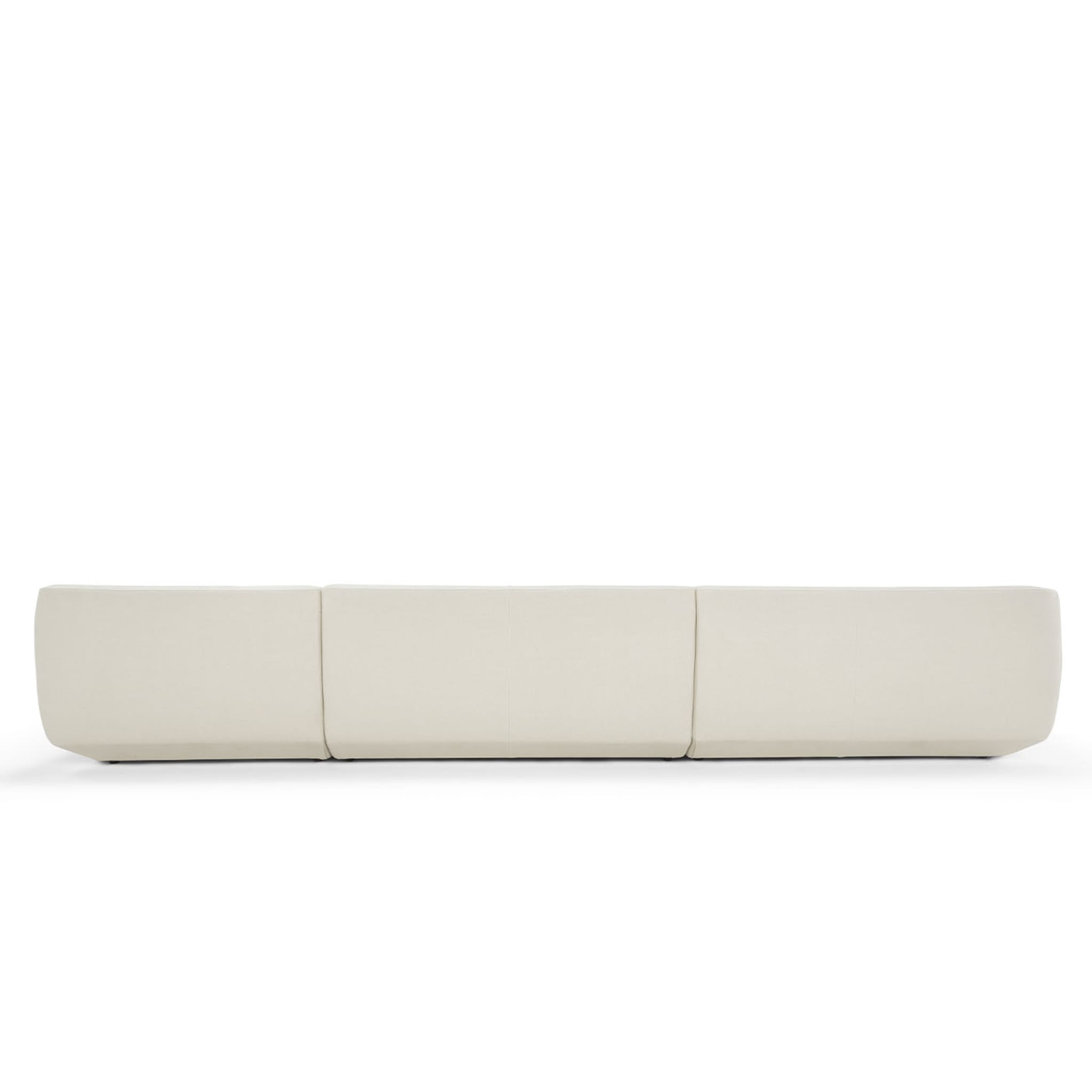 Panis L-Shaped Modular White Sofa  - Alternative view 2