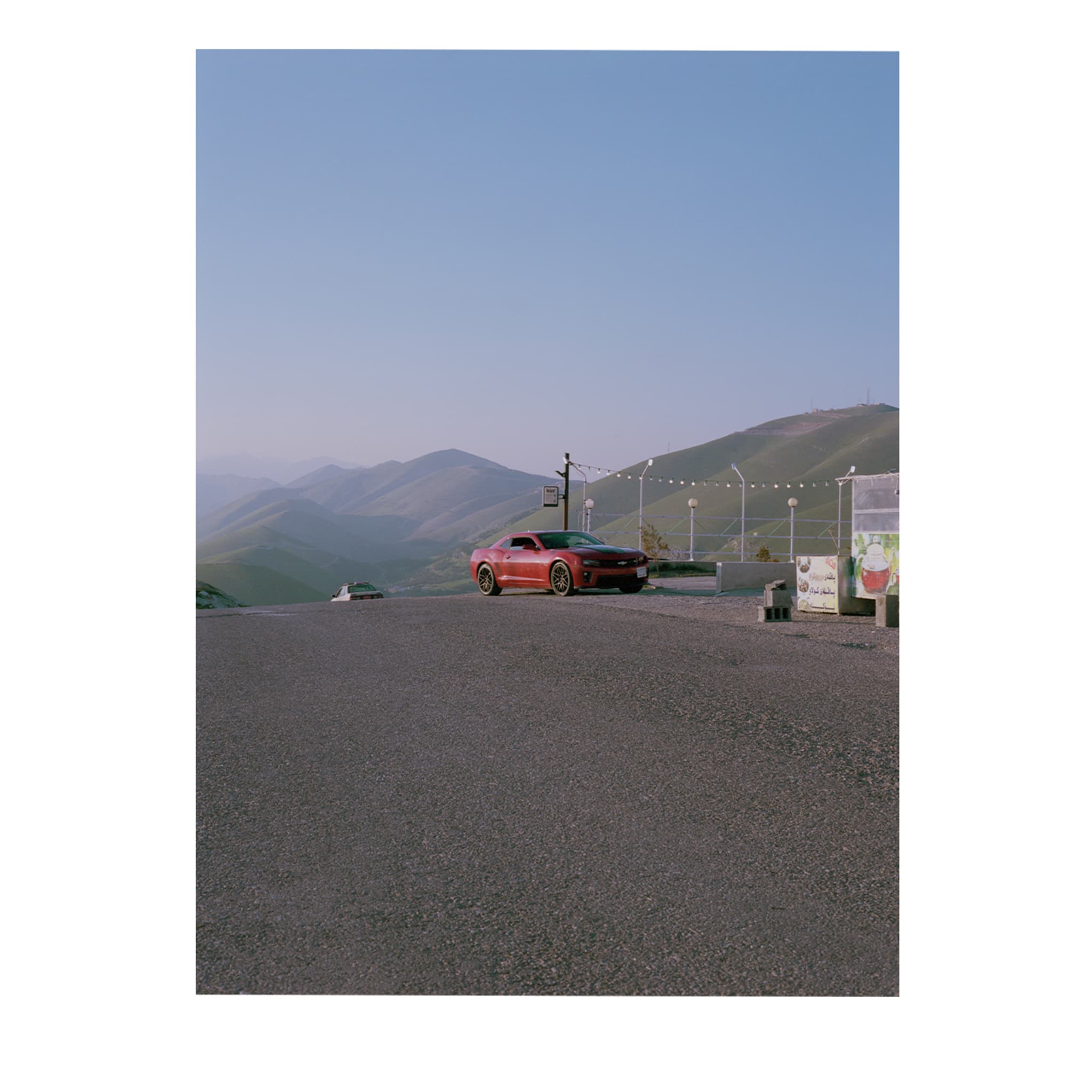 Automobile Rossa Stampa fotografica - Vista principale