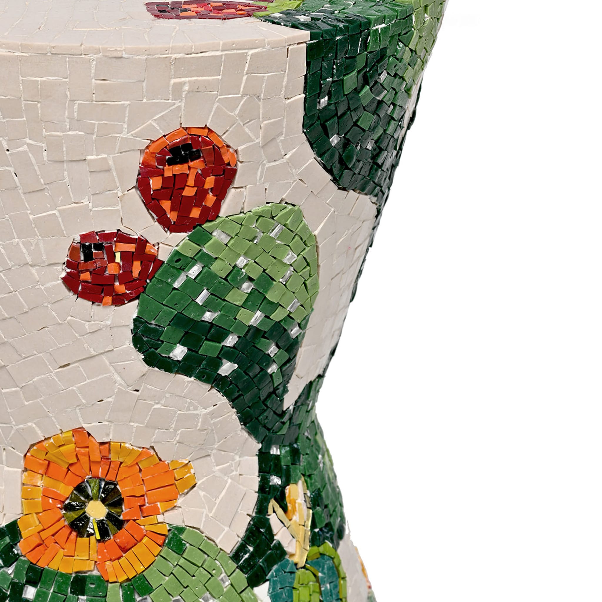 Sgabello Tequila Bum Bum in mosaico fatto a mano di Michela Nardin - Vista alternativa 4