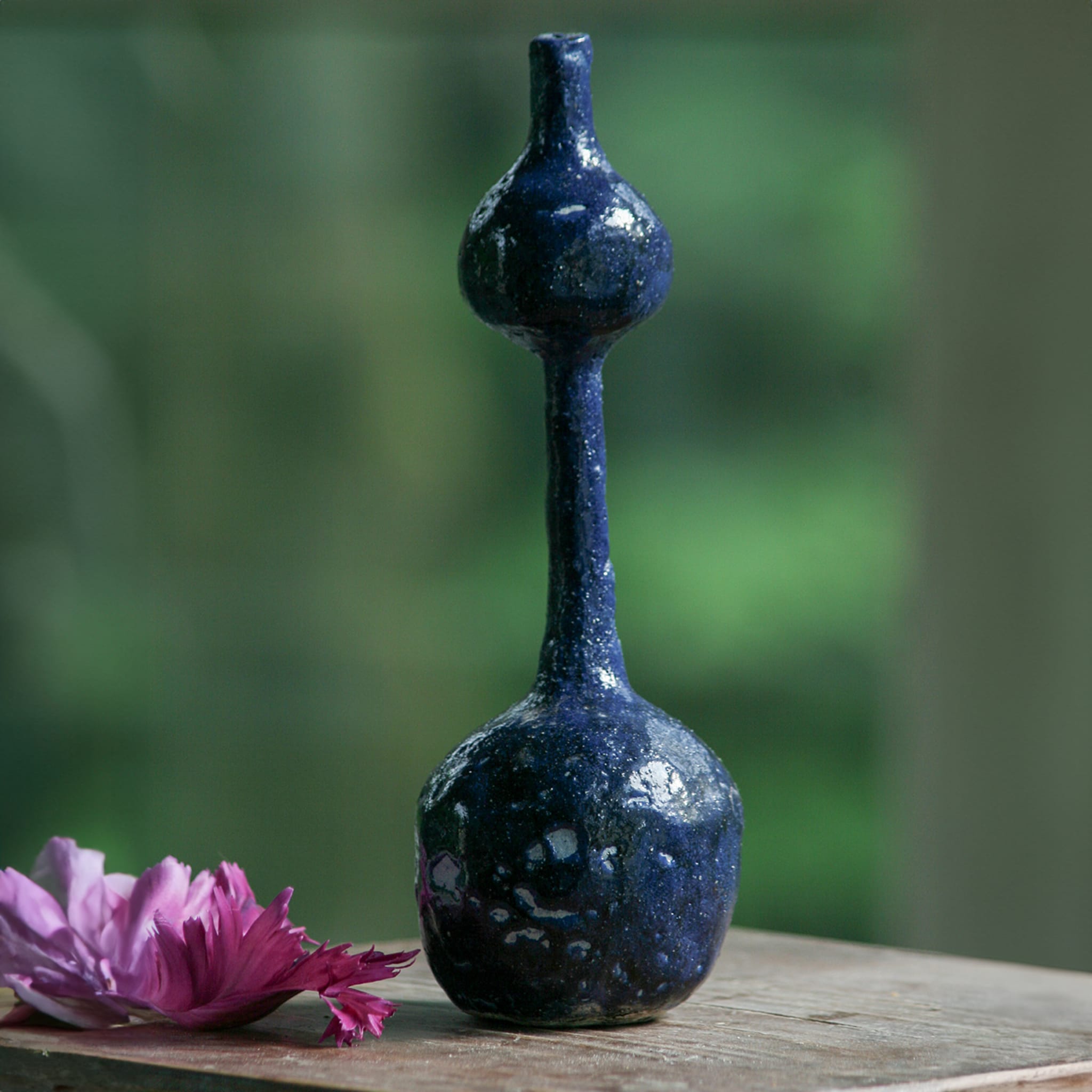 Due Palle Blue Bud Vase - Alternative view 2