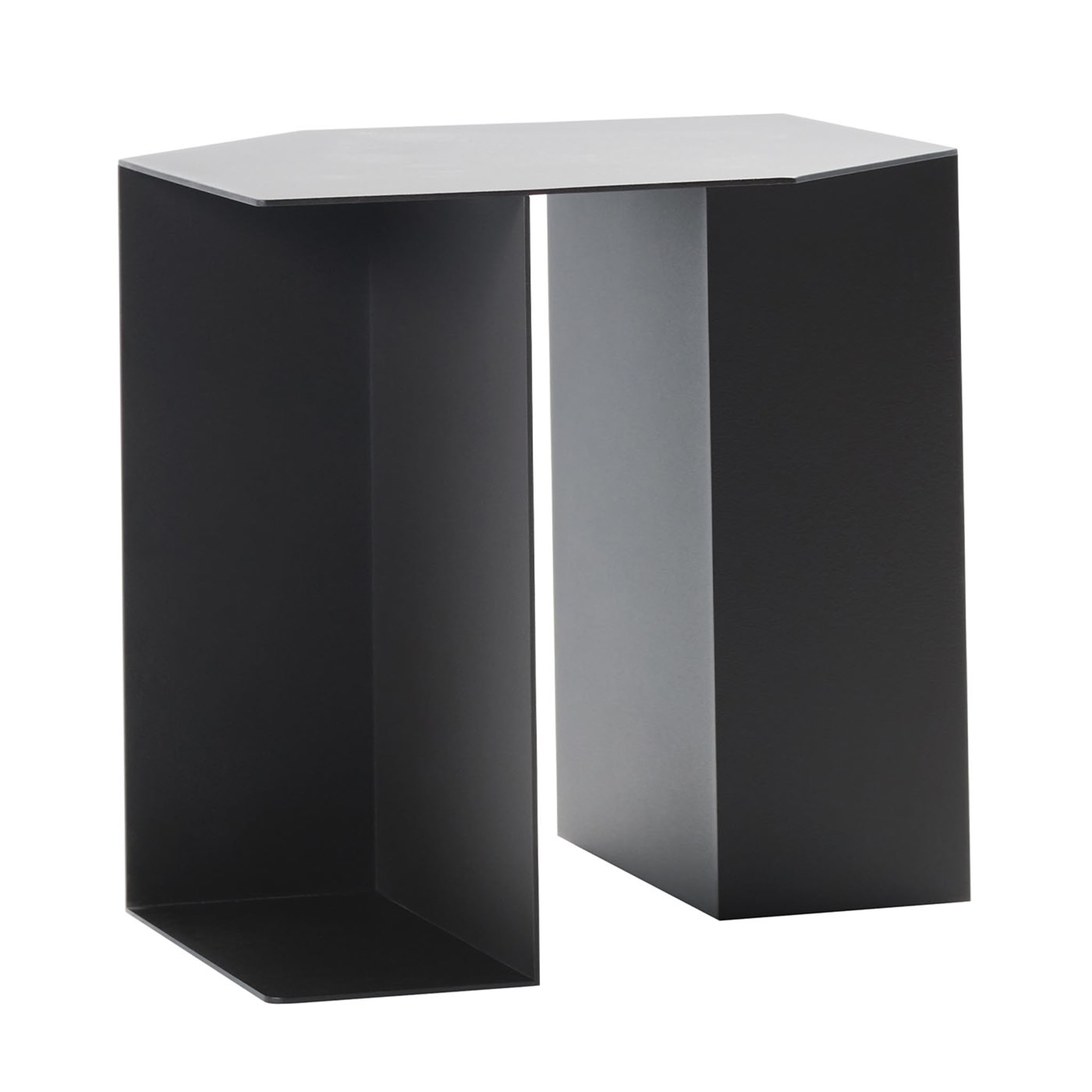 Tavolino Alcubo esagonale nero di Antonio Saporito - Vista principale