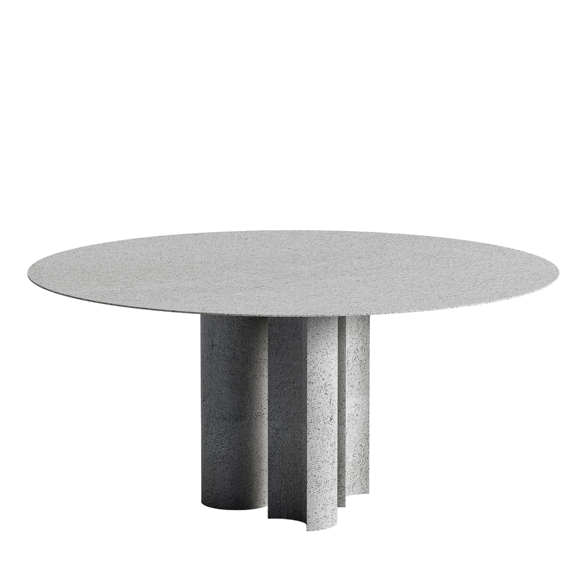 Moon Phase Gray Round Outdoor Table By Filippo Dell'Orto - Main view