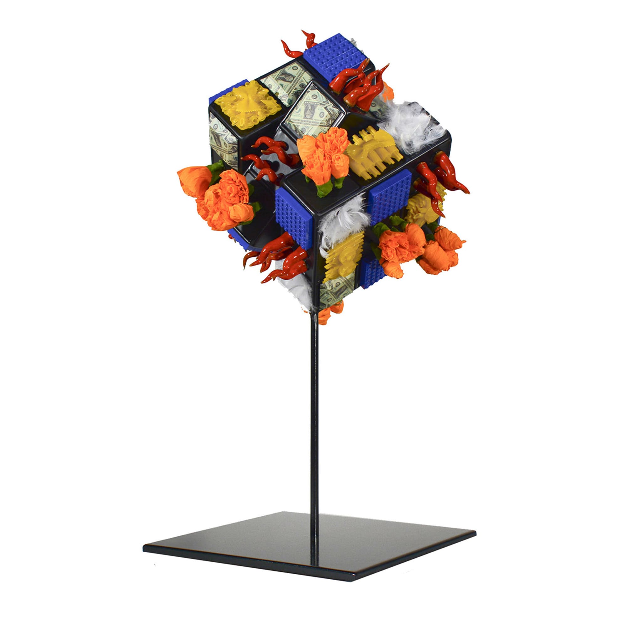 Rubik in Life Mini-Skulptur - Hauptansicht