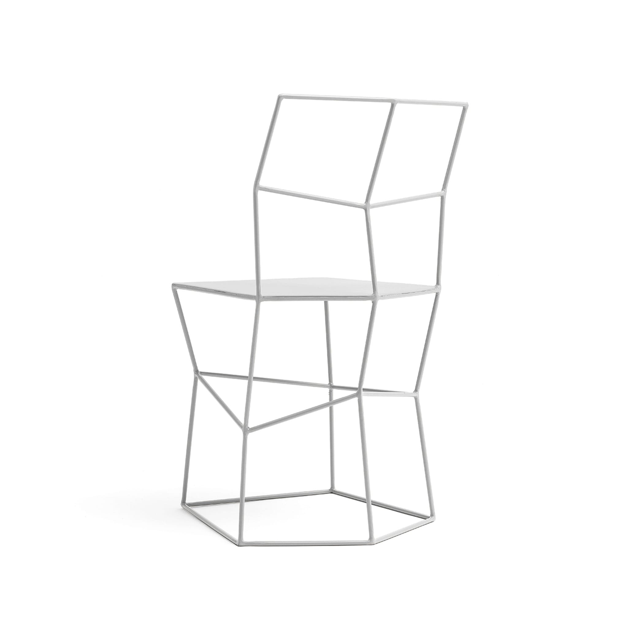 Chaise coussinée blanc laiteux - Vue alternative 2