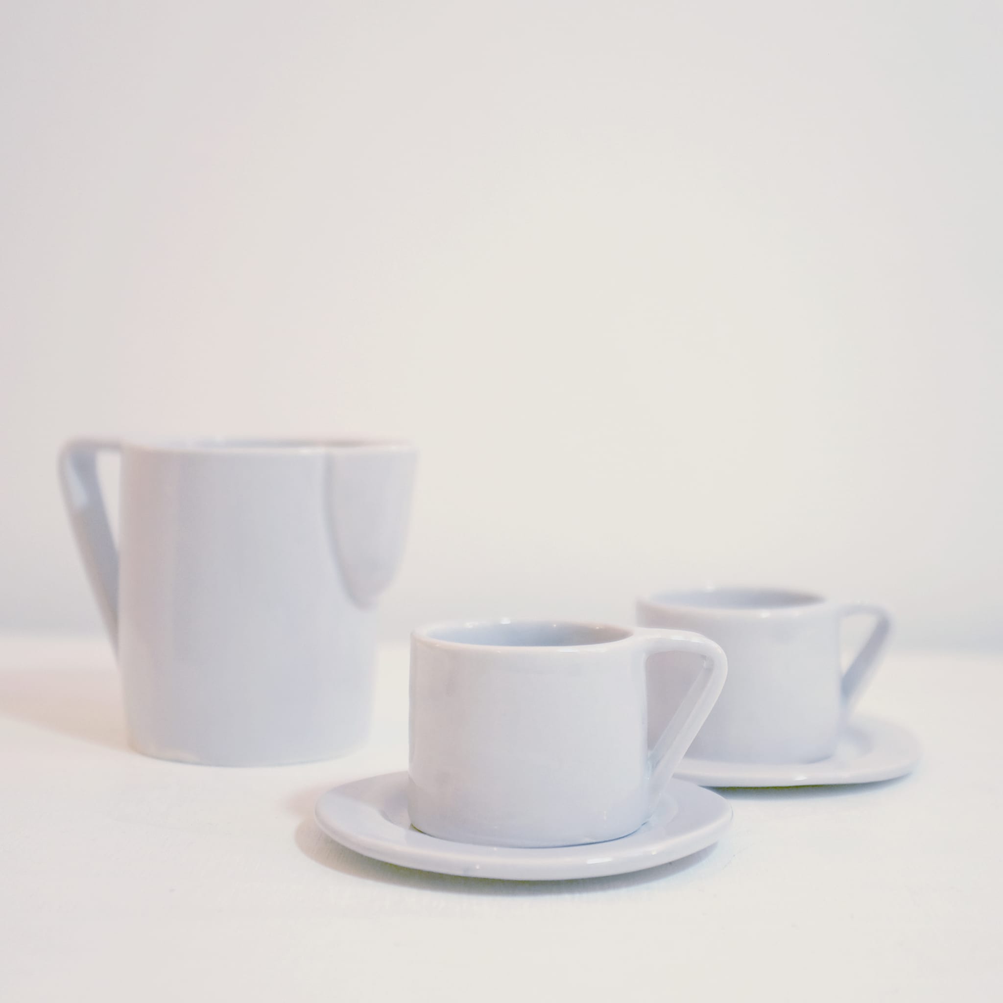 Milano Nebbia Set of 4 Espresso cups and saucers - Alternative view 1