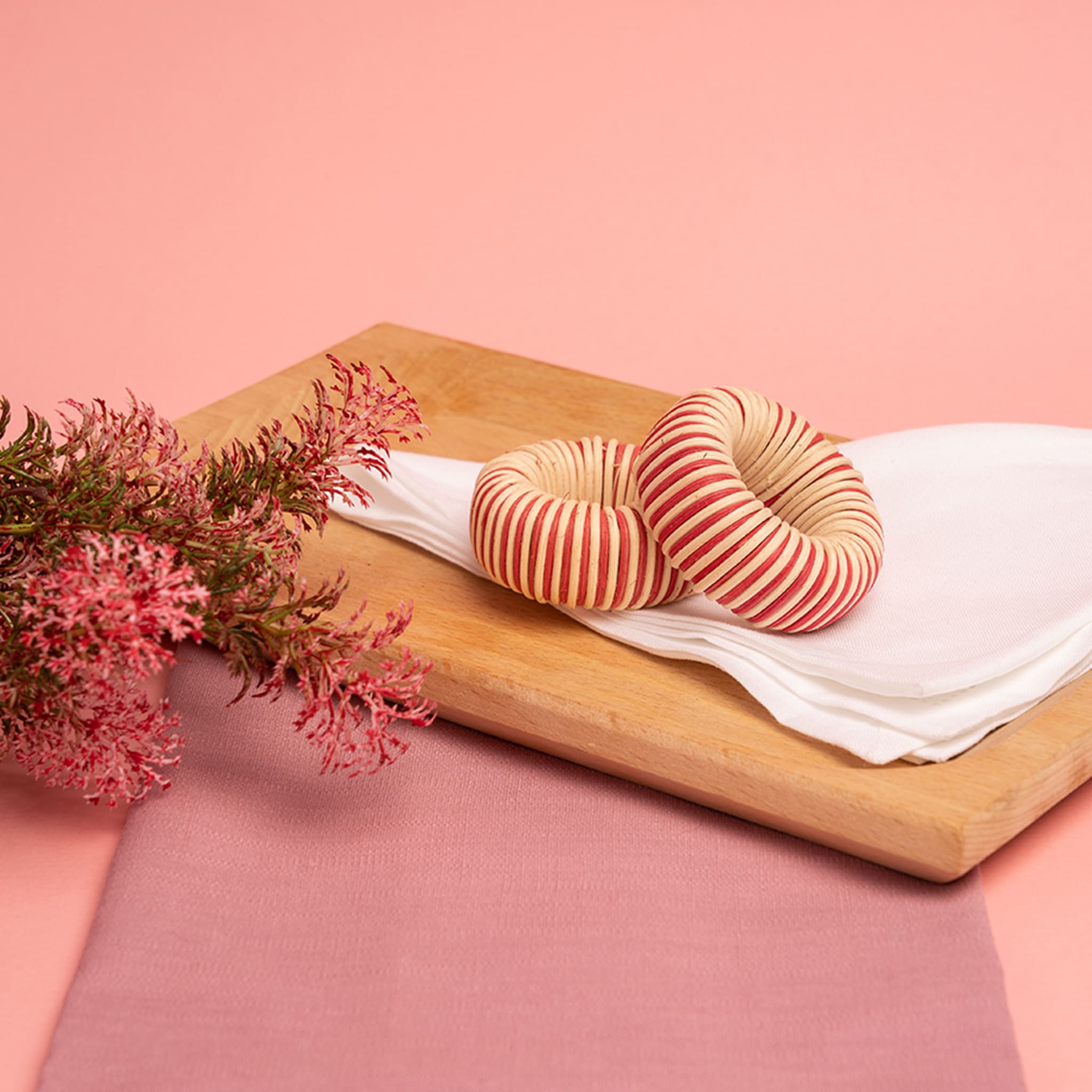Porte-serviettes en géranium rosat - Vue alternative 3