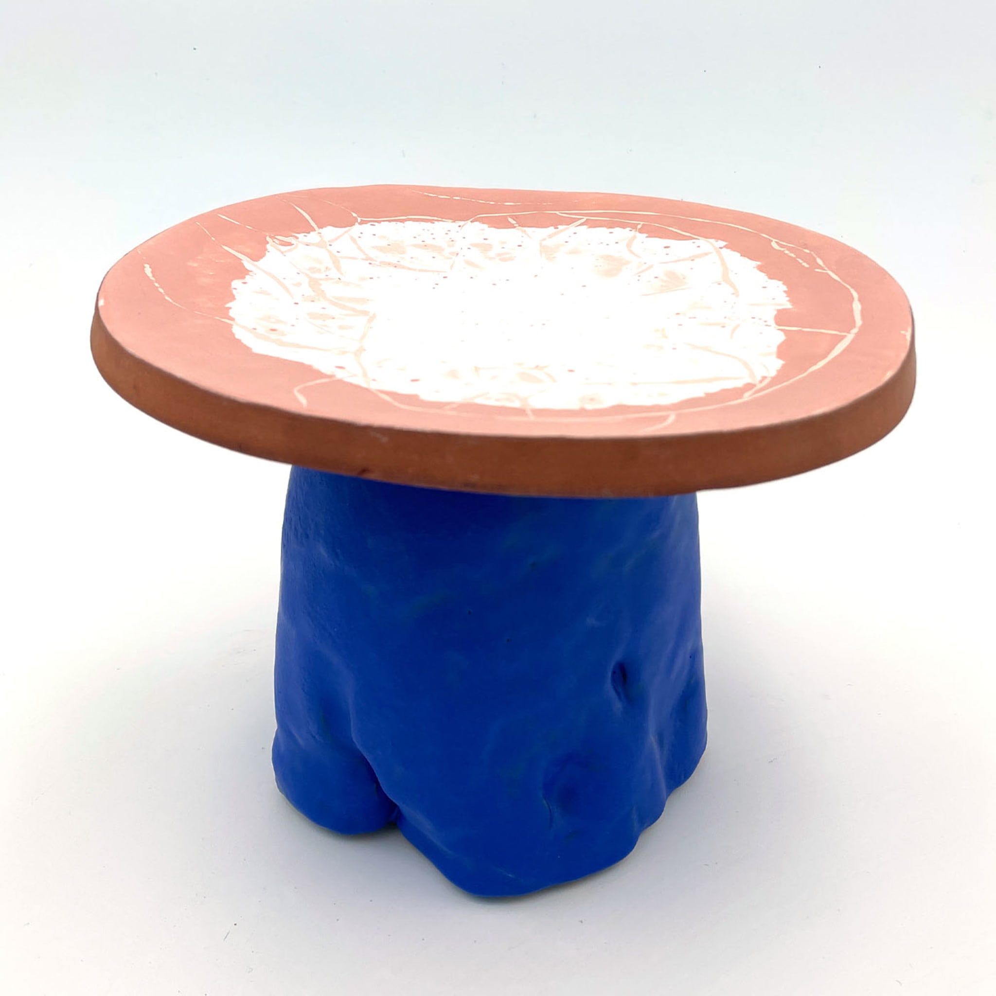 Fungo Rock Egyptian Blue and Powder Pink Cake Stand - Alternative view 4