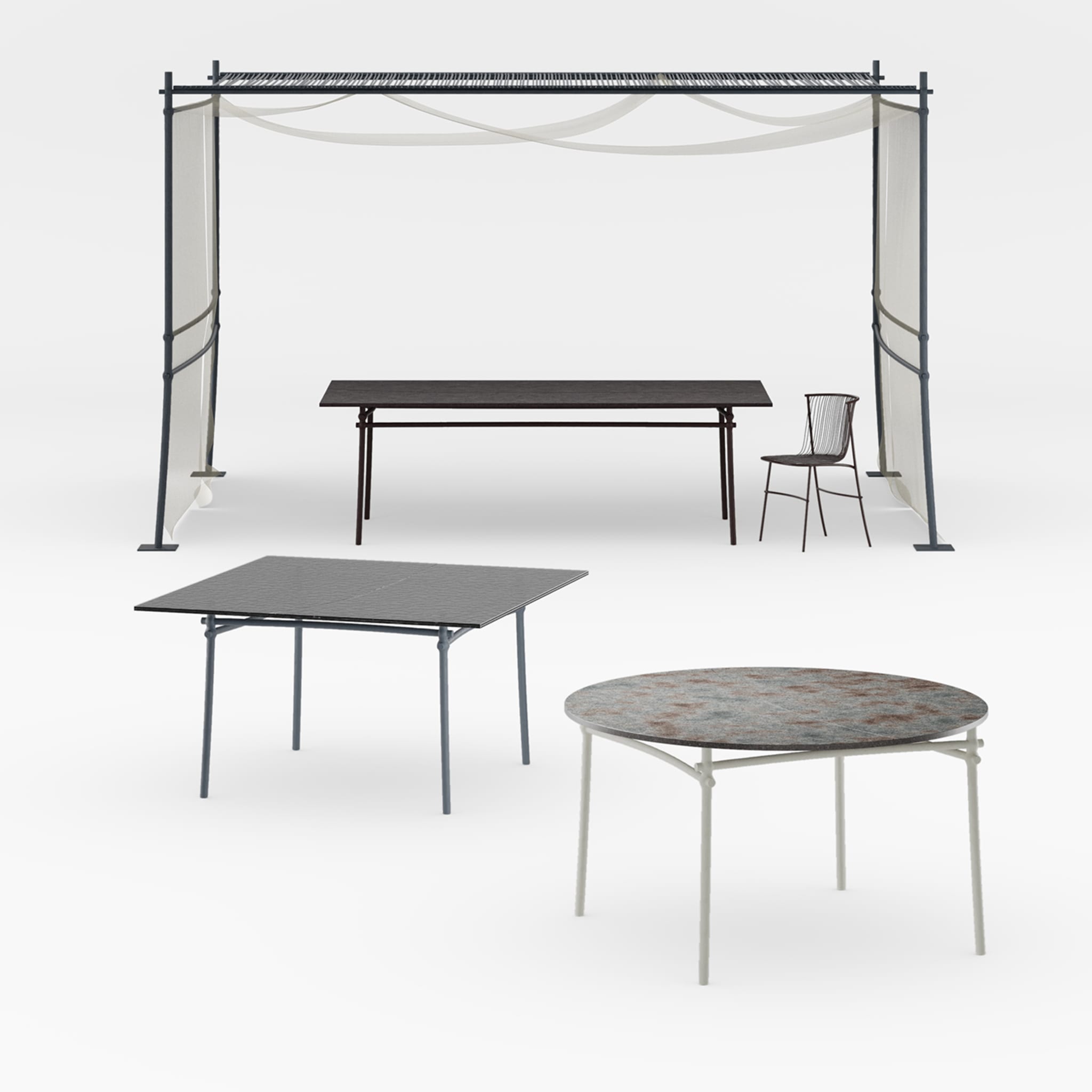Bambusae Rectangular Dining Table by Zanellato/Bortotto - Alternative view 2