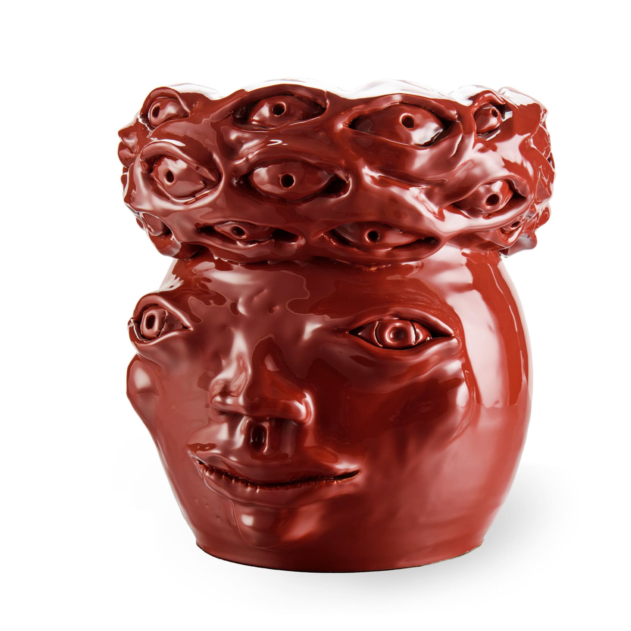 Red Eye Moorish Head Vase - Alternative view 1