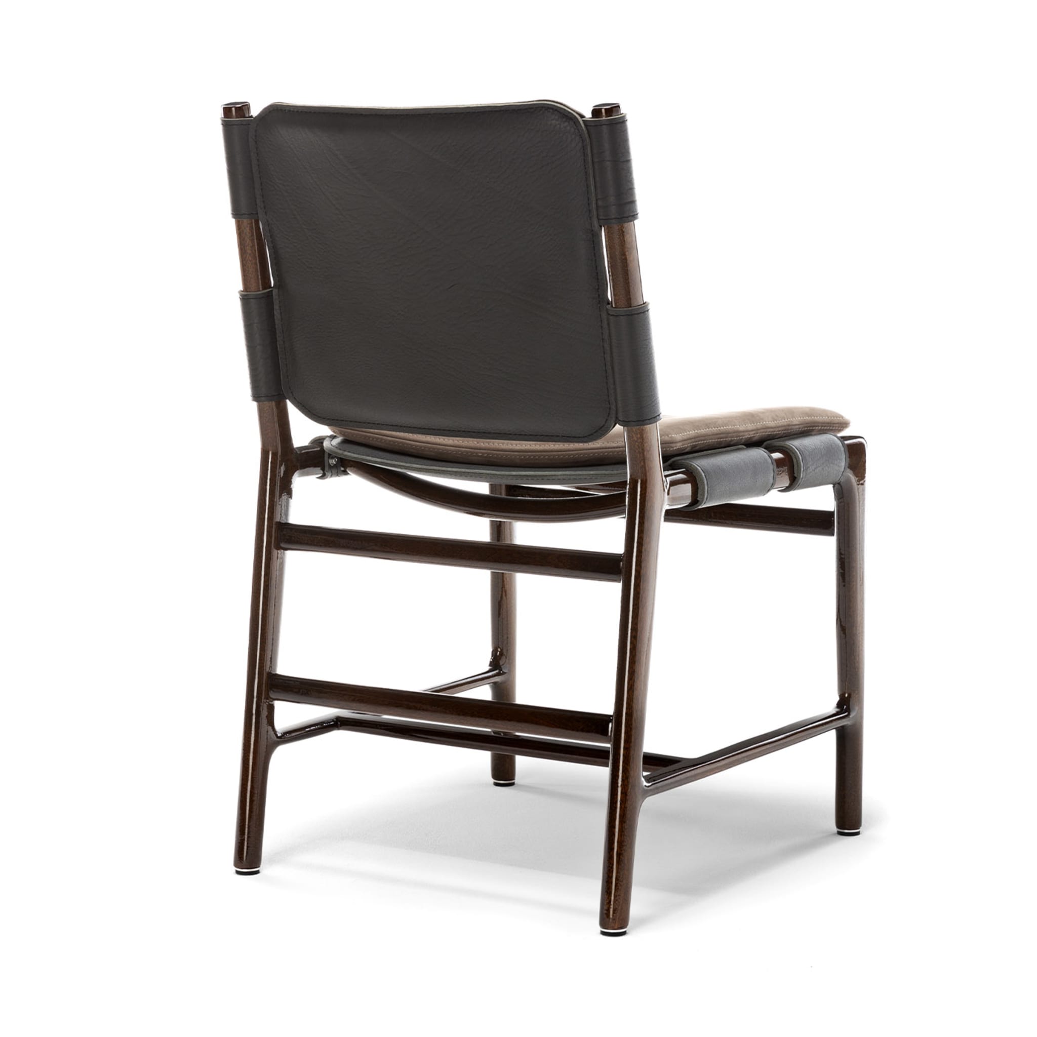 Levante Dark Leather Chair by Massimo Castagna - Alternative view 2