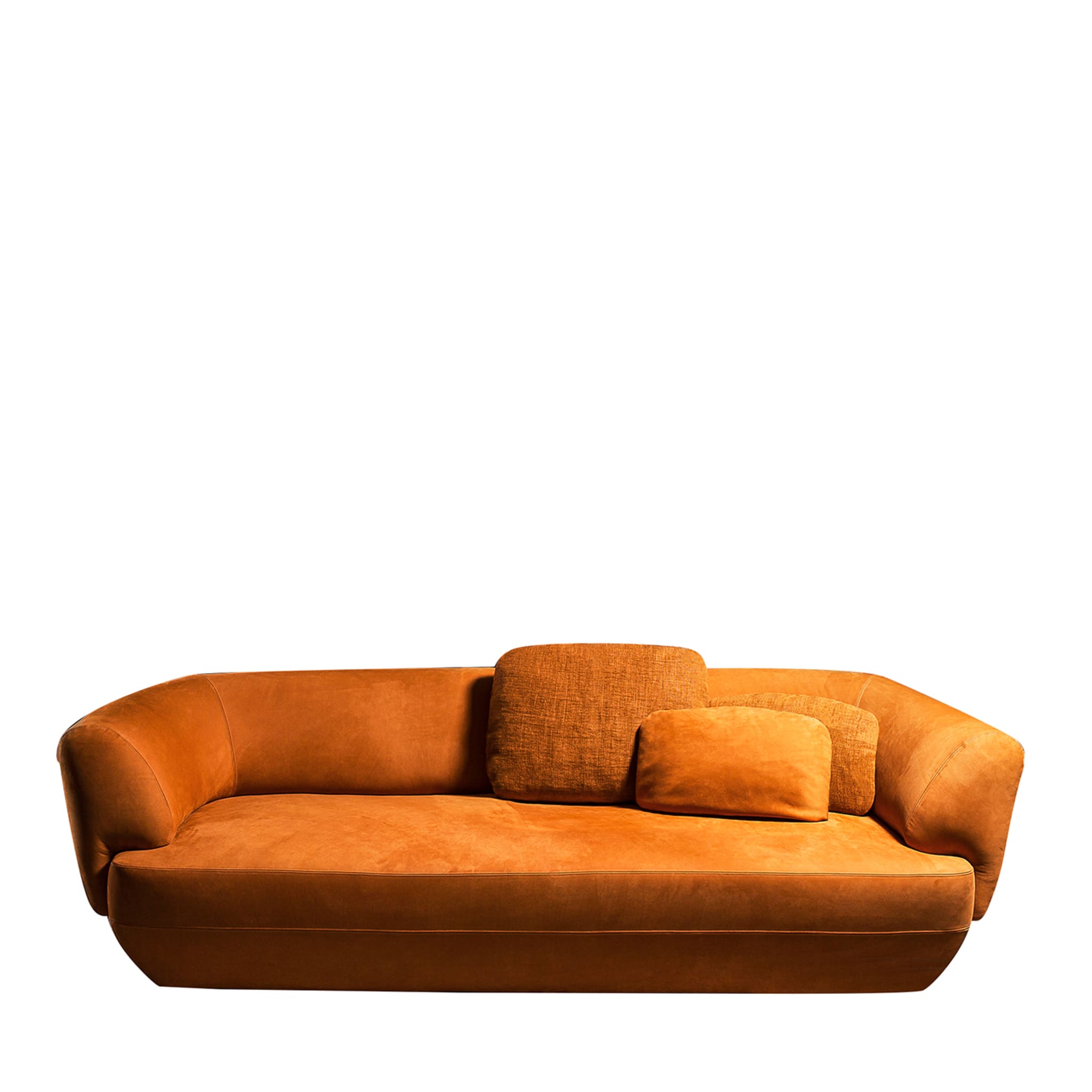 Selbstbewusstes 360 Orangefarbenes Sofa von Gianluigi Landoni - Hauptansicht
