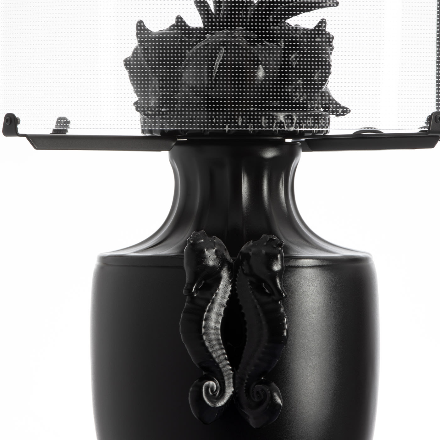 Okeanos Matt Black Decòr Table Lamp - Les First