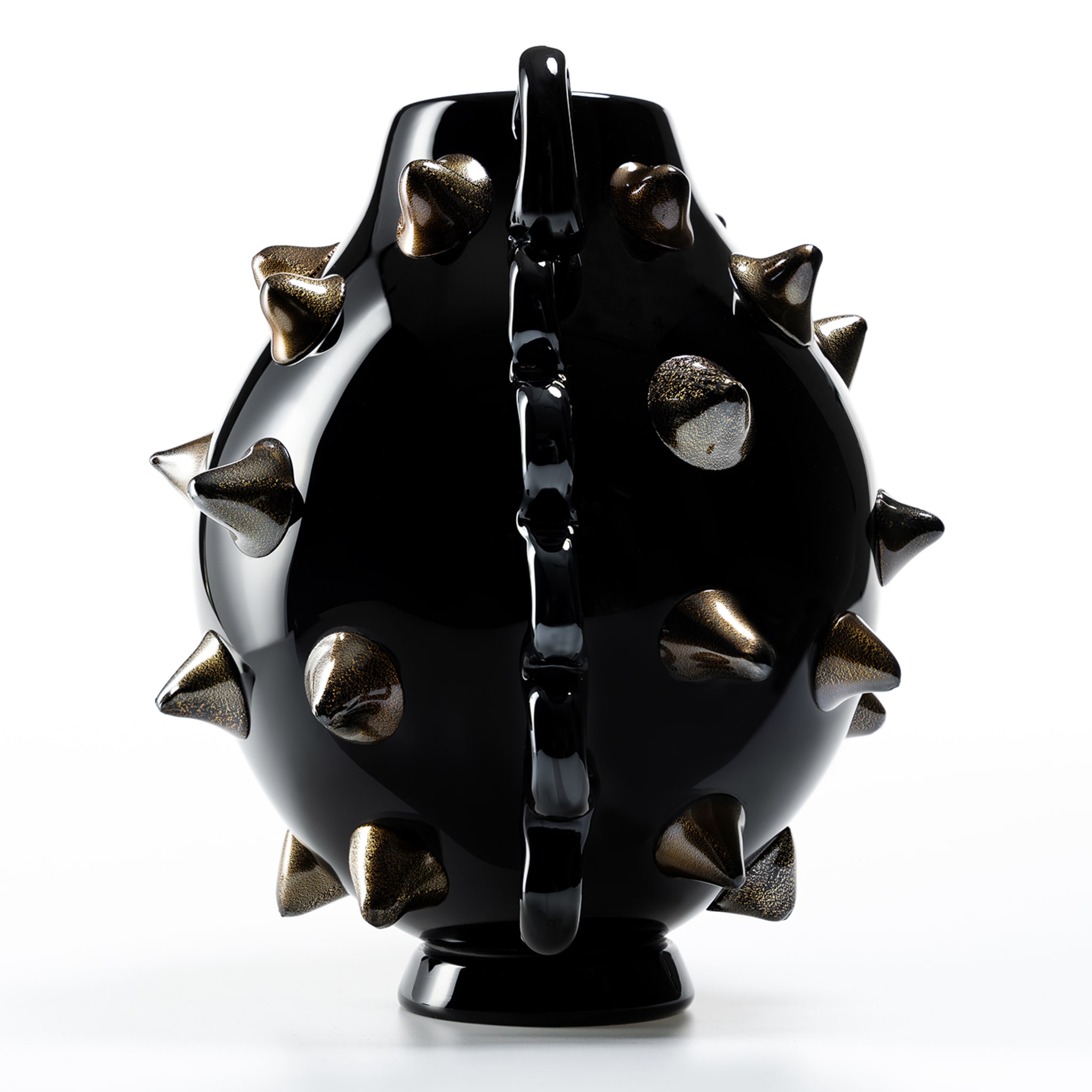 Rock Murano Studded Black Vase - Alternative view 5