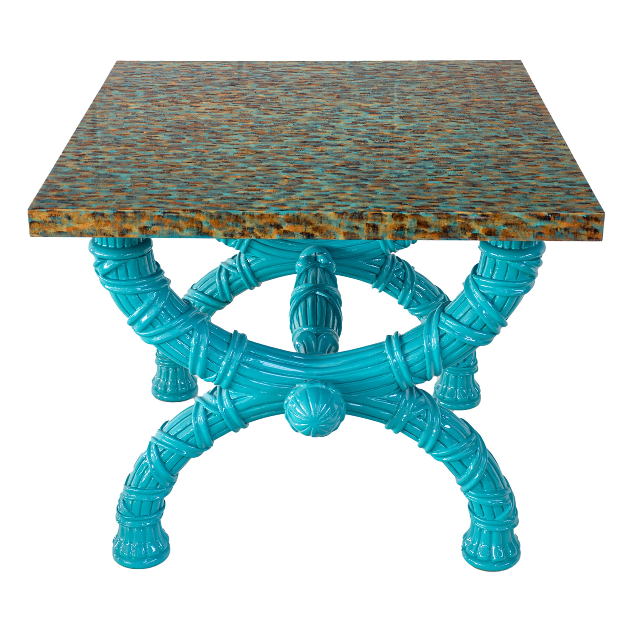 Turquoise Spider side table  - Alternative view 1