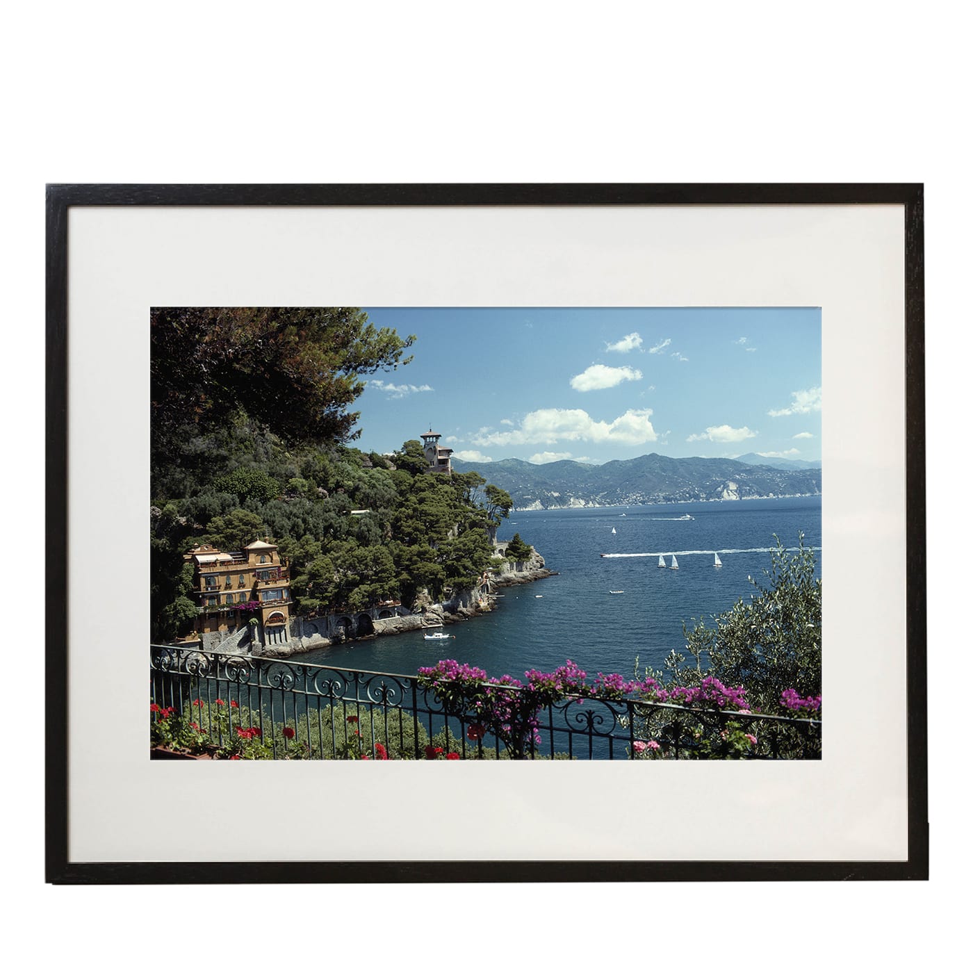 Ardissones House, Portofino Small Framed Print - Getty Images