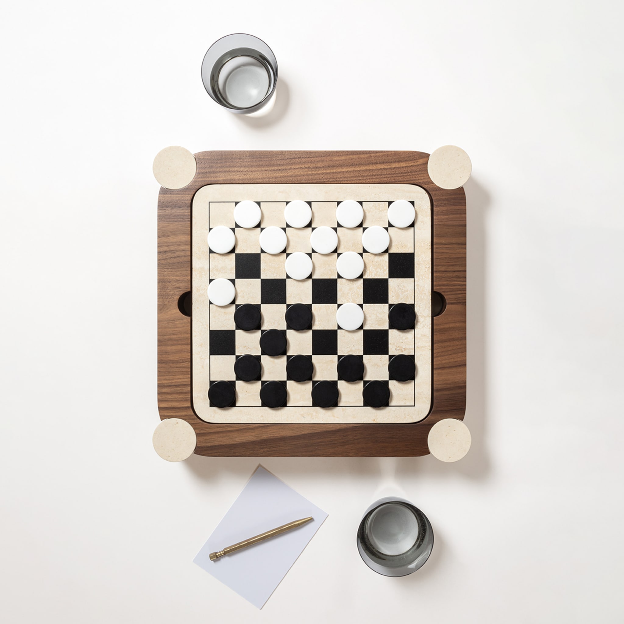 Mocambo Chess Draughts Game Set Design by Simone Fanciullacci - Alternative view 4