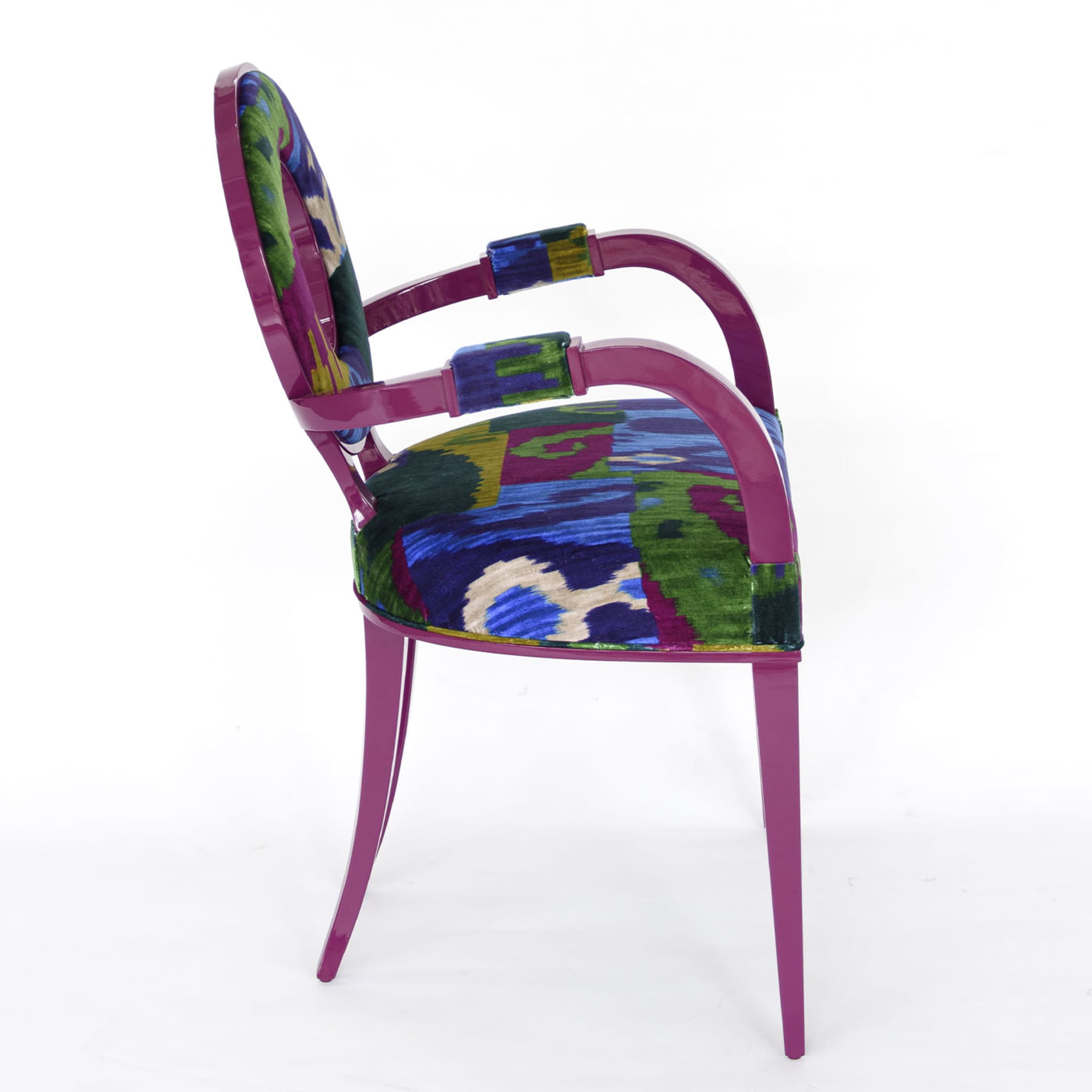 New Moon Magenta Chair With Armrests - Alternative view 3