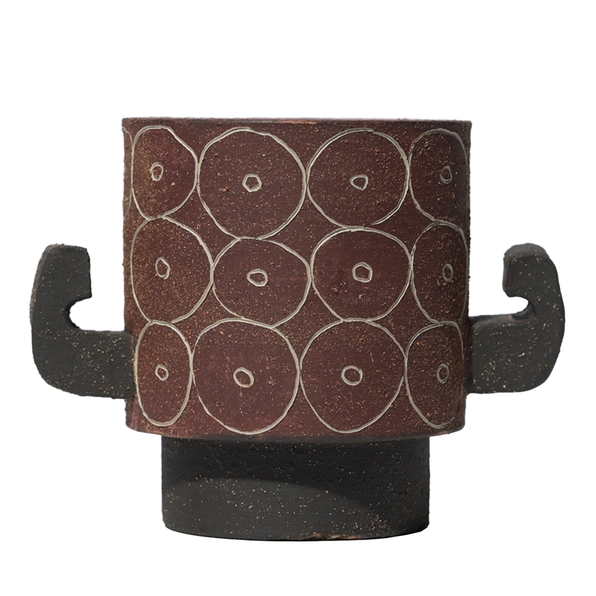 Vaso piccolo in ceramica Tauro di Clémence Seilles - Vista principale