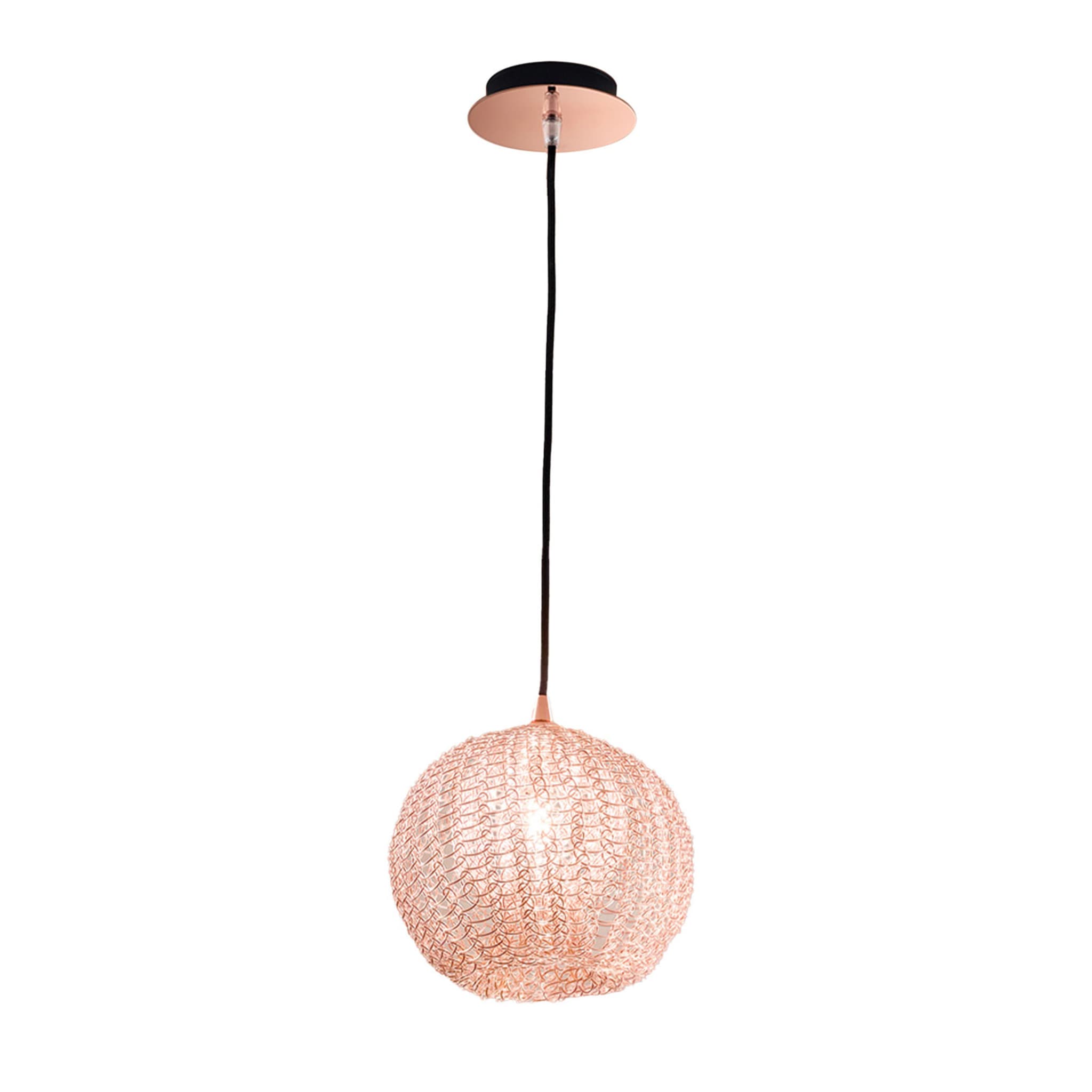 Luce Pink Pendant Lamp - Main view