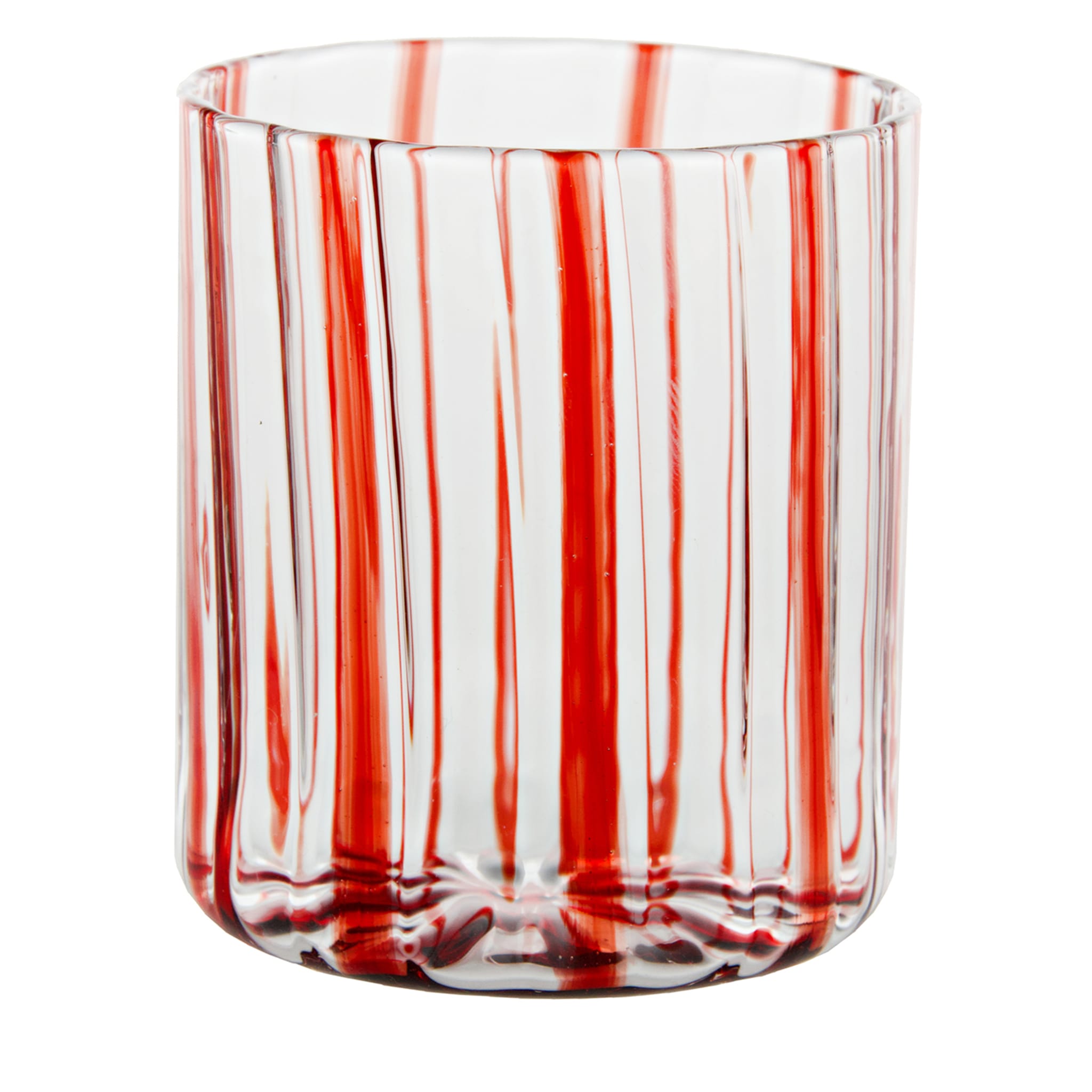 Red Stripes Glass - Main view