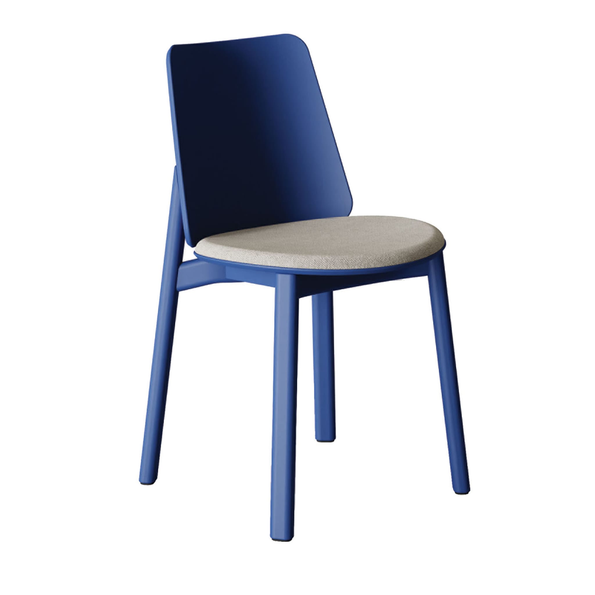 Billa Blauer Stuhl von Claudio Avetta - Hauptansicht